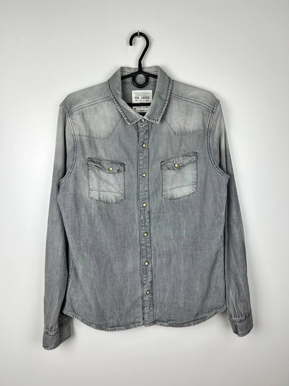 Allsaints Allsaints luxury denim shirt size L Size US L / EU 52-54 / 3 - 1 Thumbnail
