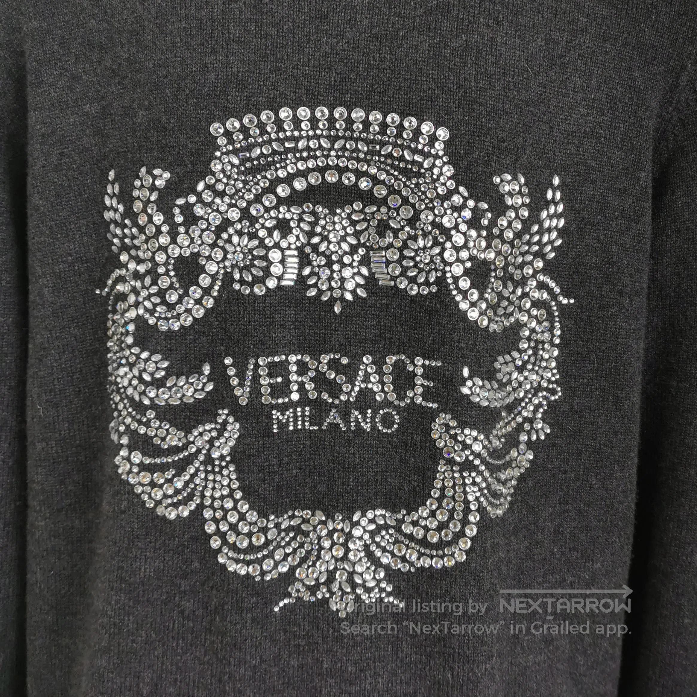 Versace Versace M Round Neck Logo Sweater. Size US XXL / EU 58 / 5 - 1 Thumbnail