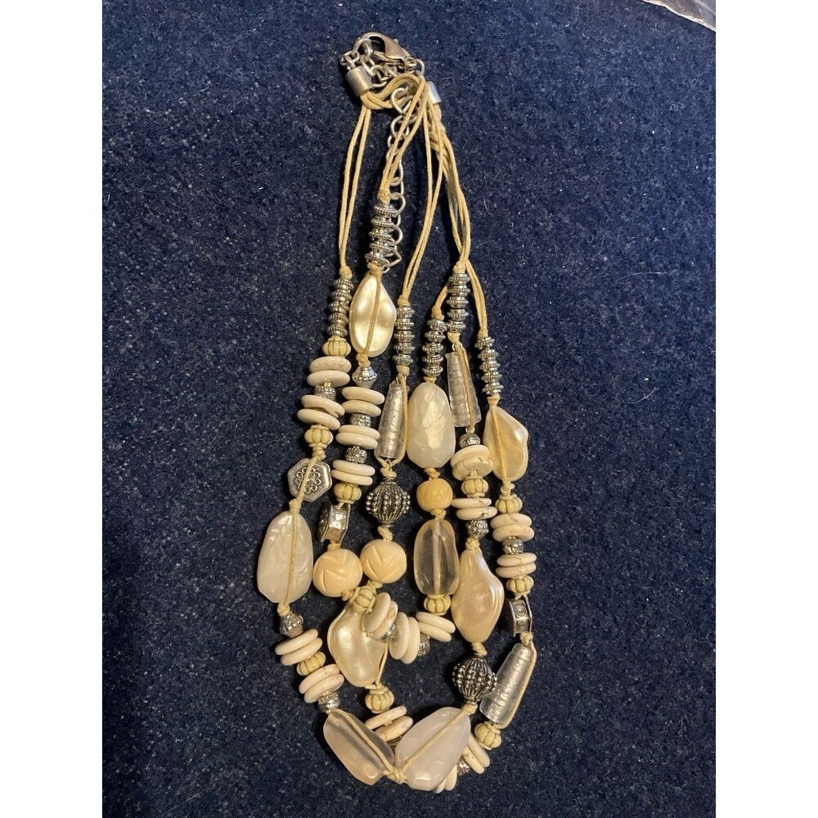 Chicos Chicos Multi Strand 12in Graduated Beach Theme Necklace Size ONE SIZE - 2 Thumbnail