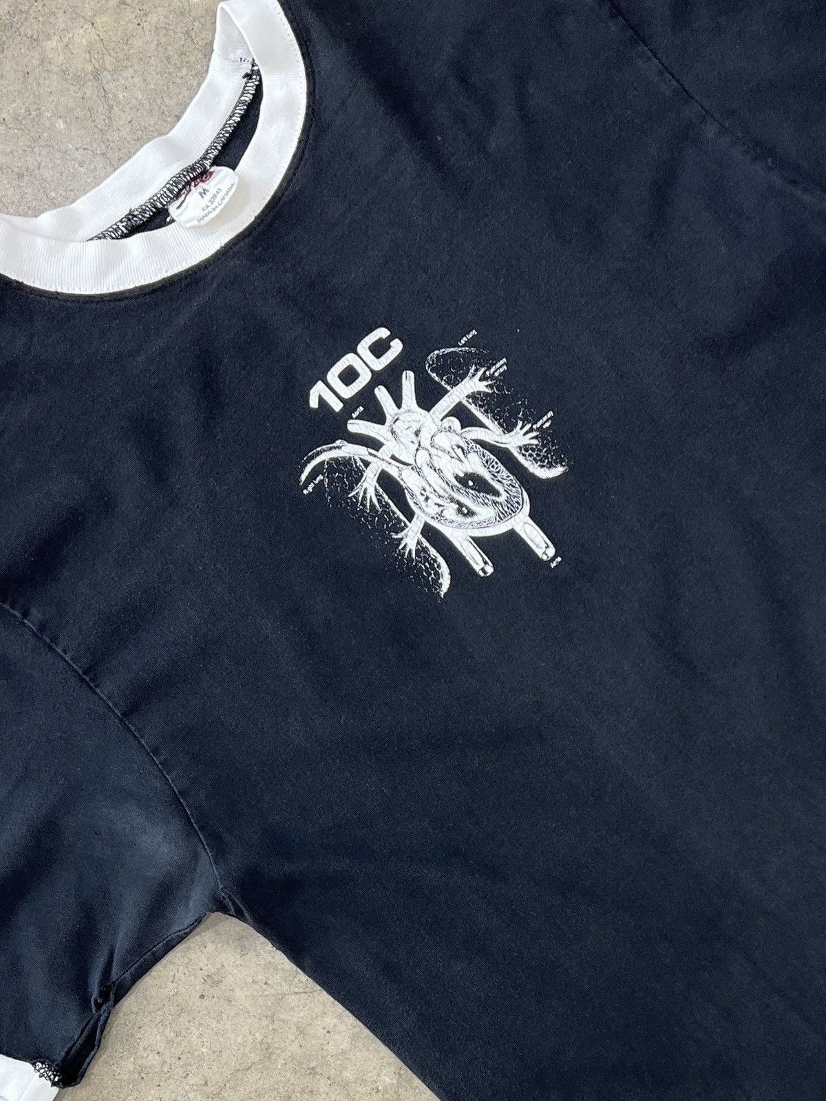Band Tees Vintage Pearl Jam 10c Logo Fan Club Ringer Tee Medium Size US M / EU 48-50 / 2 - 1 Thumbnail