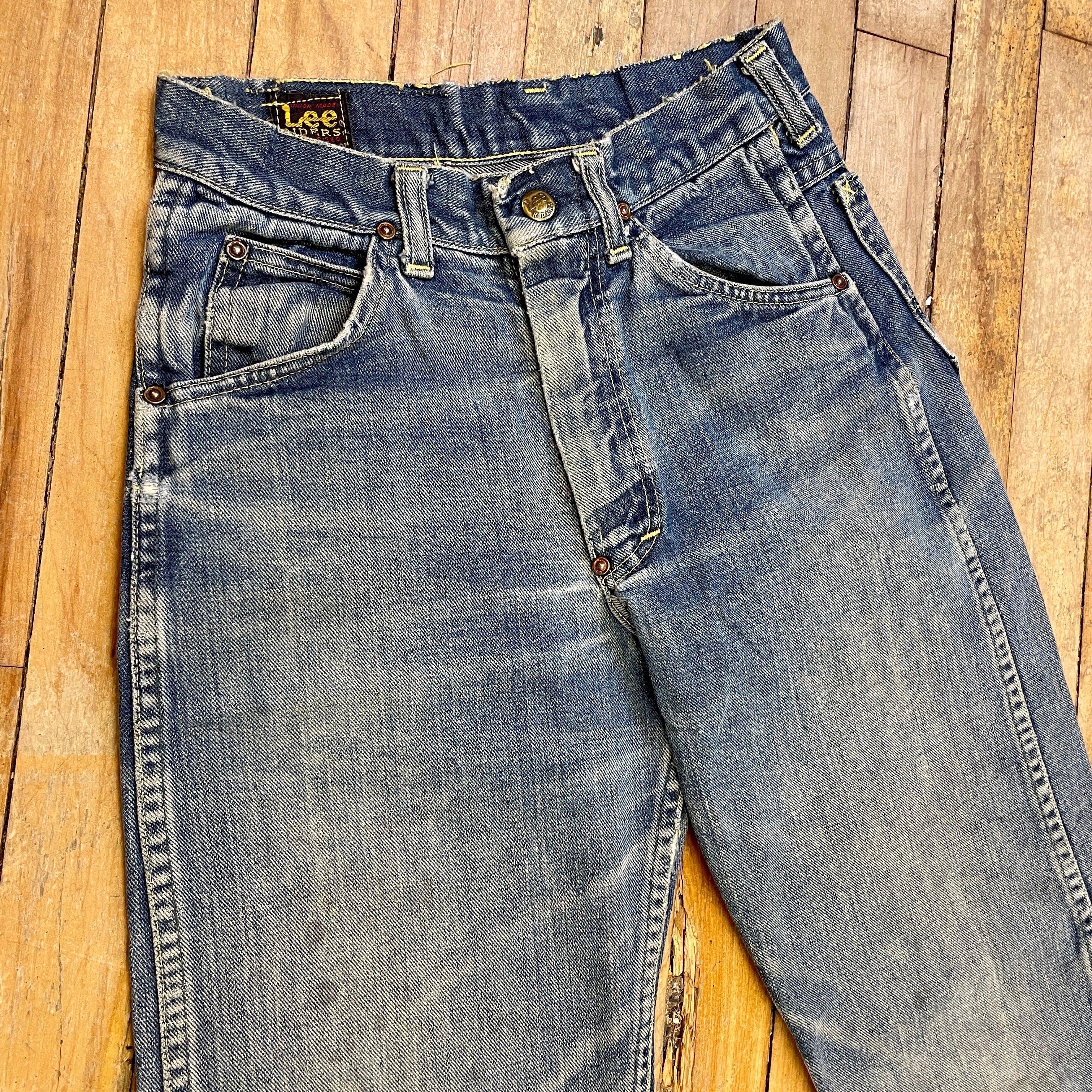 Lee 1950s Union Made In USA Lee Riders True Vintage Crotch Rivet Blue Jeans Size XS Size US 26 / EU 42 - 7 Thumbnail