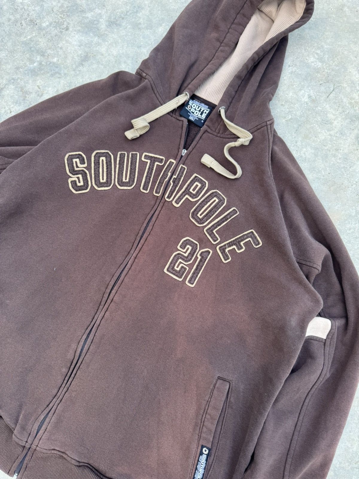 Southpole Southpole Spellout Hoodie Zip Up Size US XXL / EU 58 / 5 - 2 Thumbnail