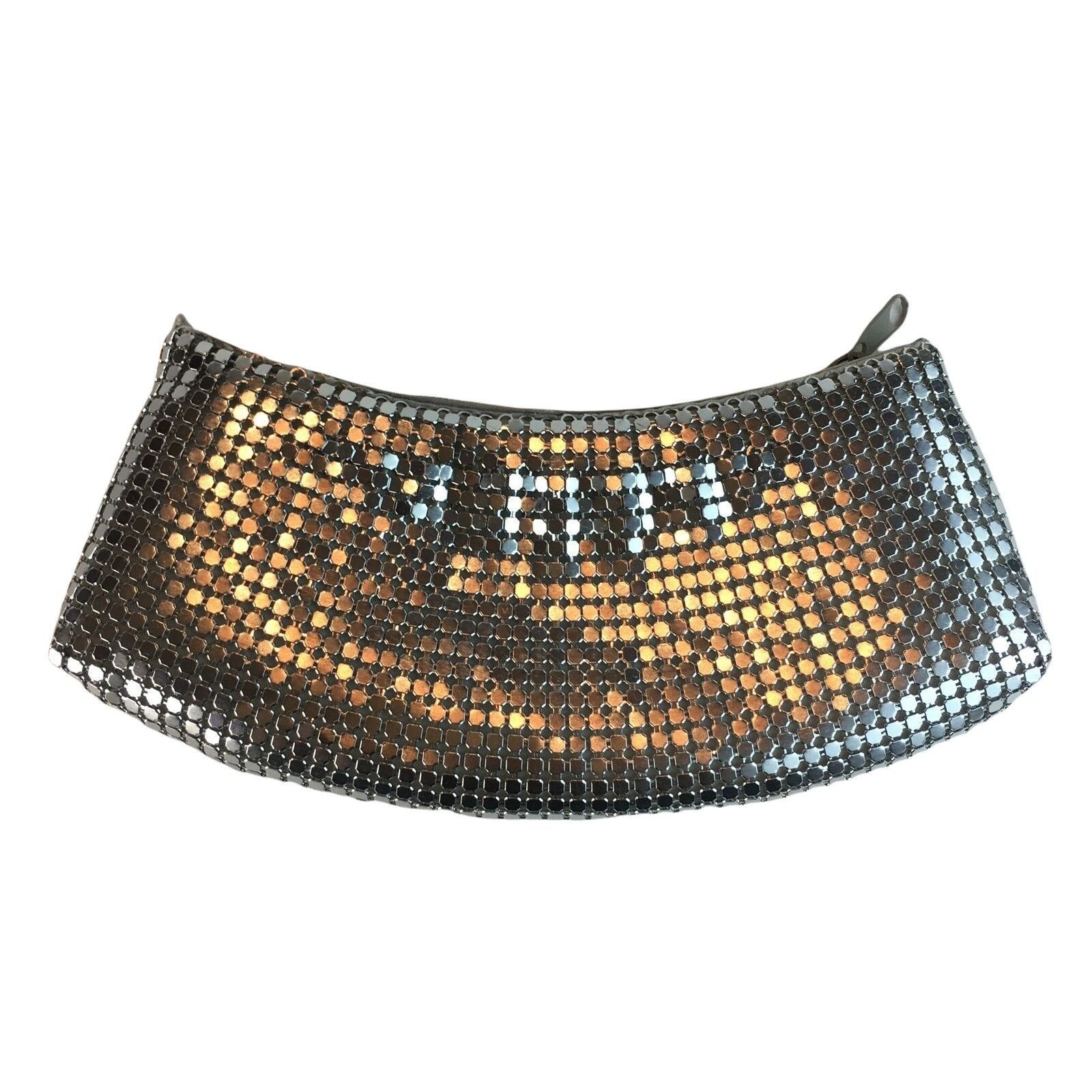 Other Evening Clutch Purse Handbag Fabric Lined Silver Sequins Clu Size ONE SIZE - 1 Thumbnail