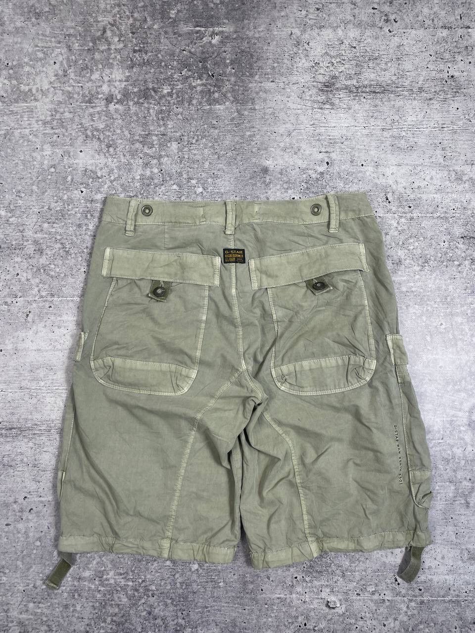 G-Star Vintage G Star Raw Cargo Military Style Shorts Y2K Size US 32 / EU 48 - 1 Thumbnail