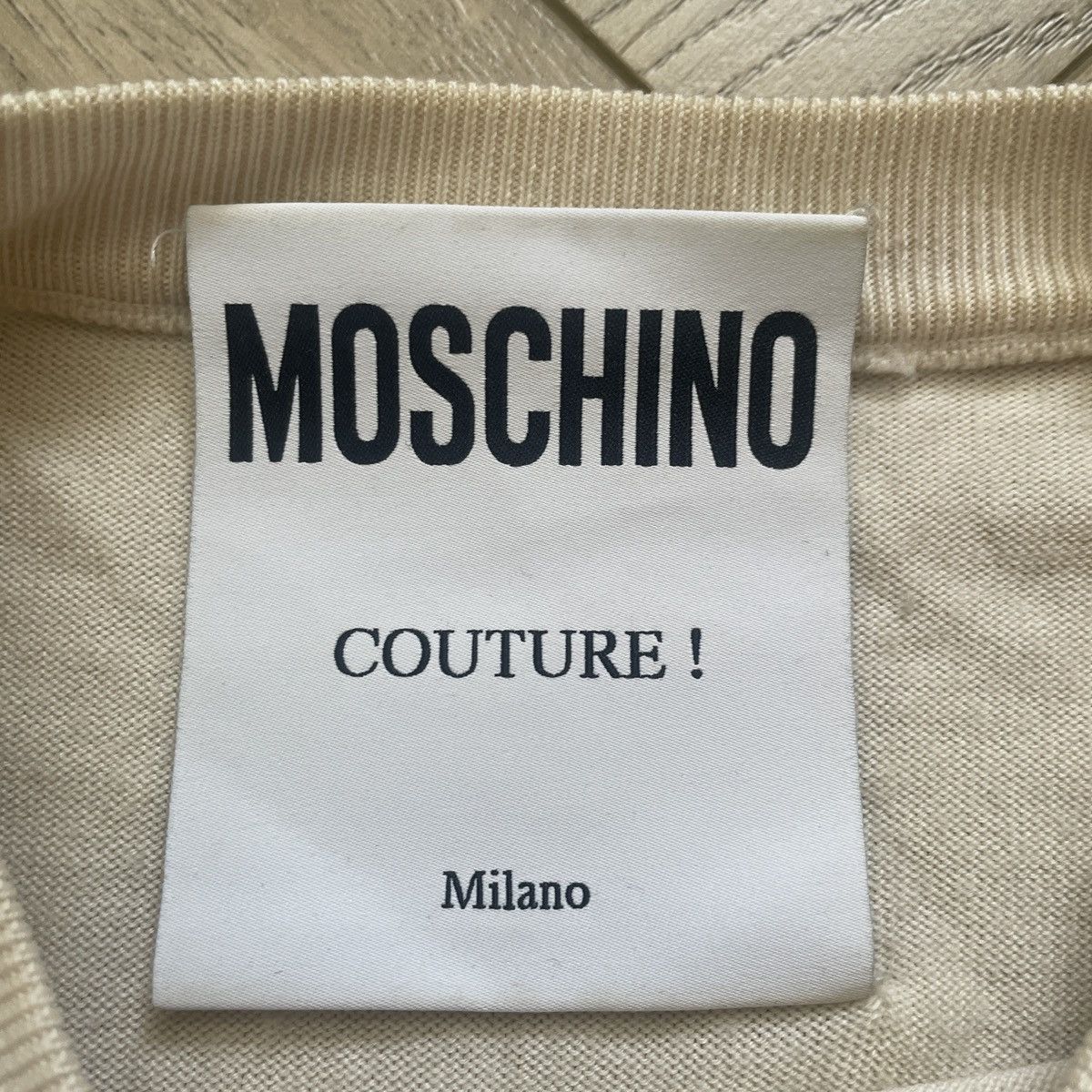 Moschino Moschino Couture Mainline Virgin Wool Spell out Jumper Size M / US 6-8 / IT 42-44 - 3 Thumbnail