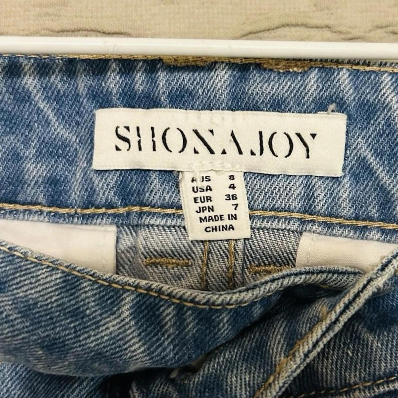 Designer Shona Joy Stella Panelled Midi Denim Skirt - Size AU 8/US 4 Size 27" / US 4 / IT 40 - 7 Thumbnail