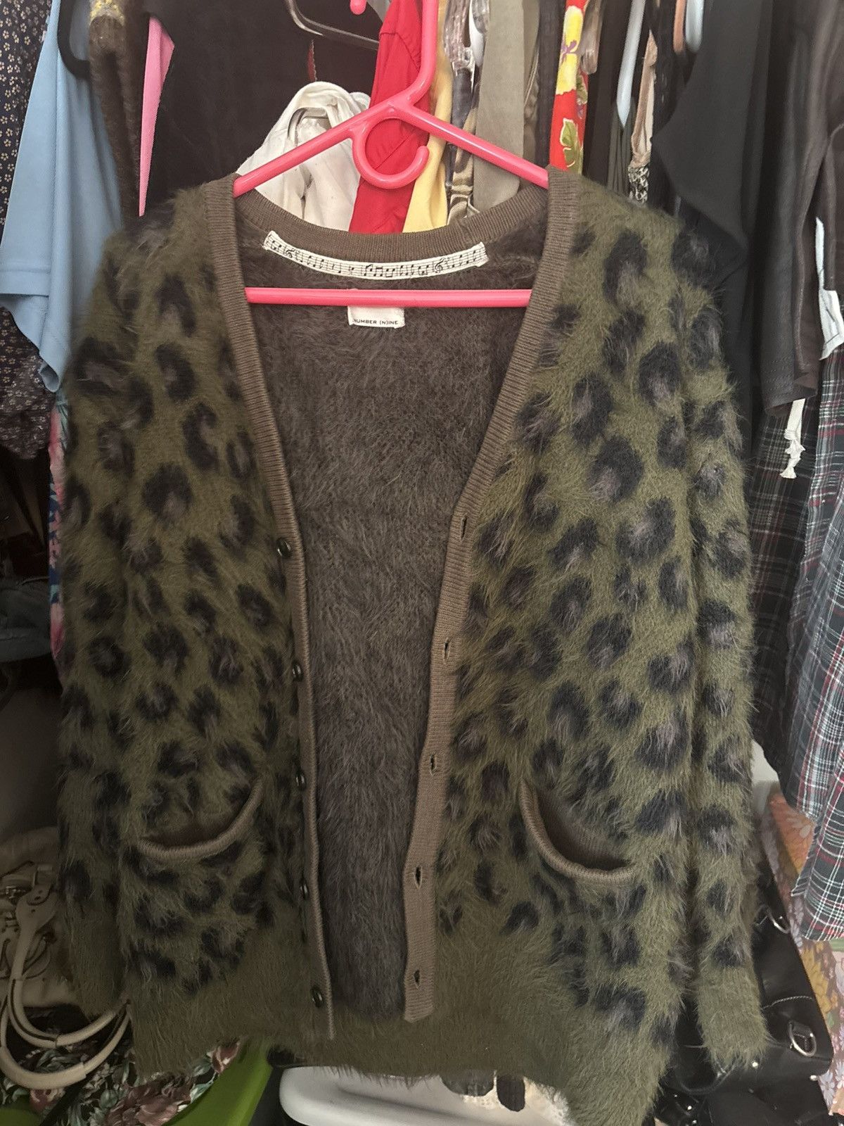 Number (N)ine Number Nine Mohair Cardigan Smells like Teen Spirit Size US L / EU 52-54 / 3 - 1 Thumbnail