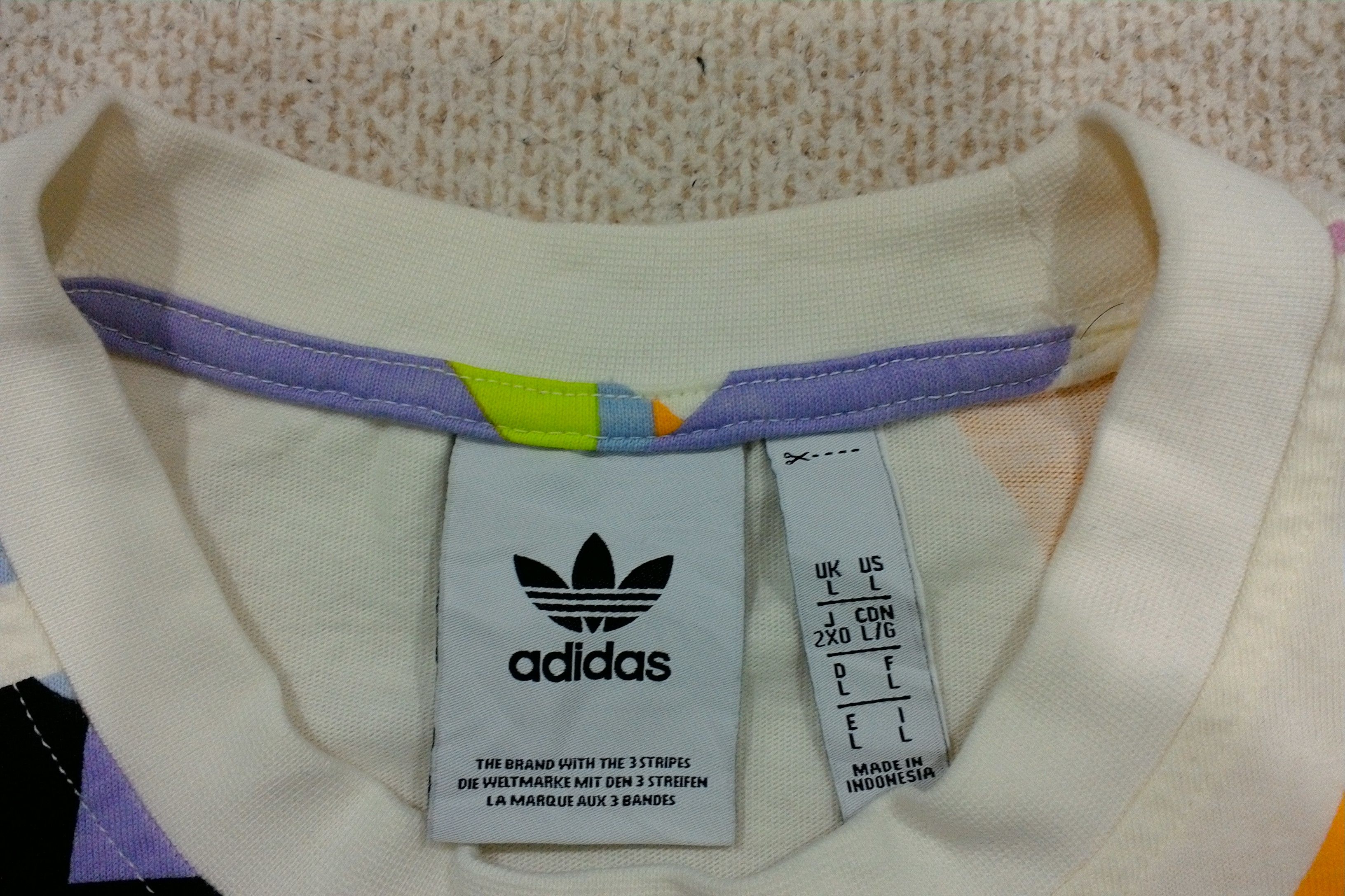 Adidas × Vintage ADIDAS Colourful Shirt Size L / US 10 / IT 46 - 6 Thumbnail