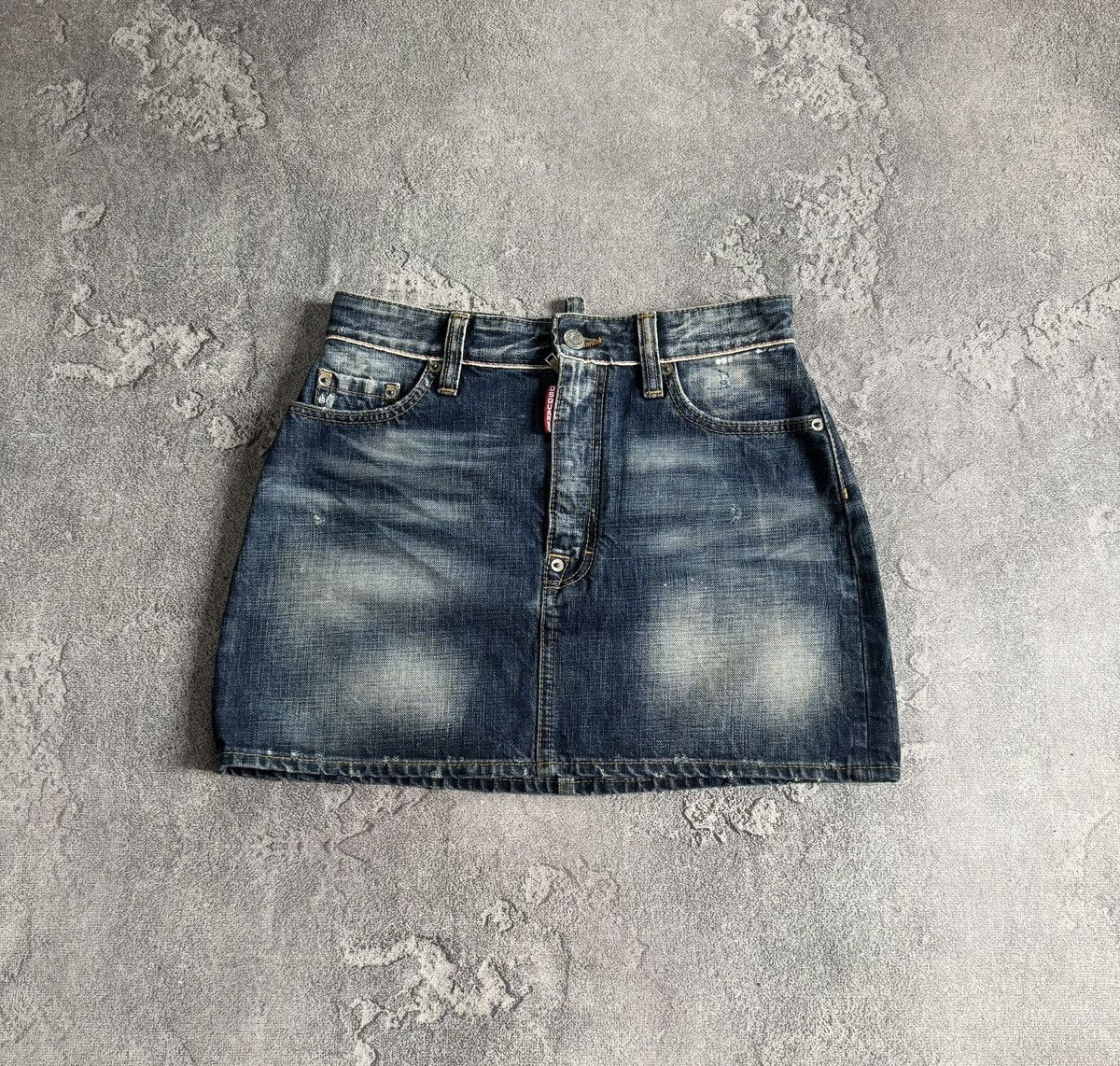Dsquared2 Dsquared2 42size retro mini denim skirt avantgarde LGB Y2K Size 28" / US 6 / IT 42 - 8 Thumbnail