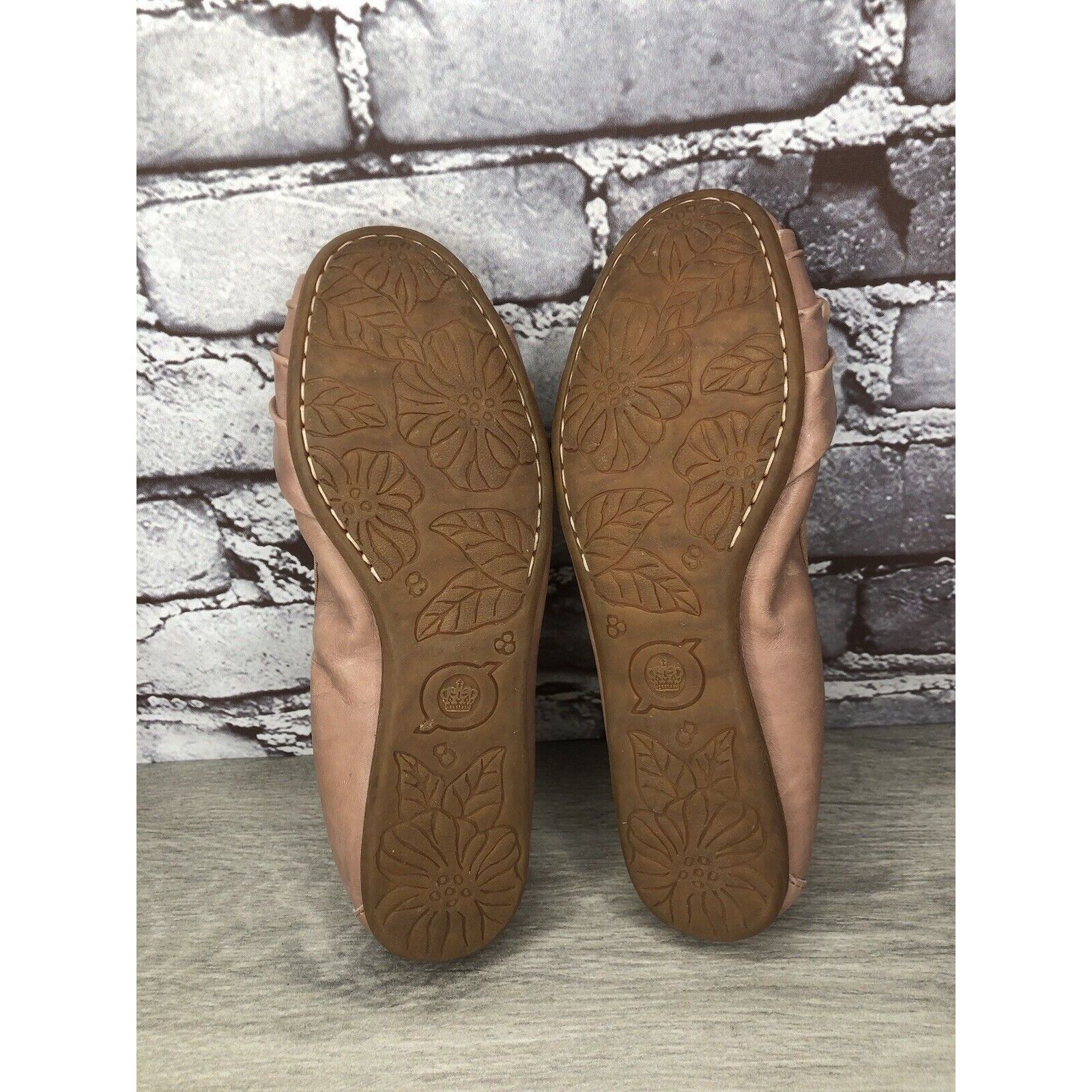 Born Born Footwear Dusty Pink Leather Casual Bow Ballet Flats Wom Size US 6.5 / IT 36.5 - 12 Thumbnail