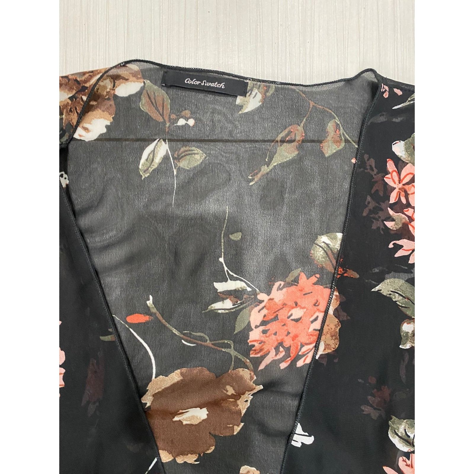 Other Beautiful Floral Color Swatch Women's Medium Kimono Imperfec Size M / US 6-8 / IT 42-44 - 2 Thumbnail