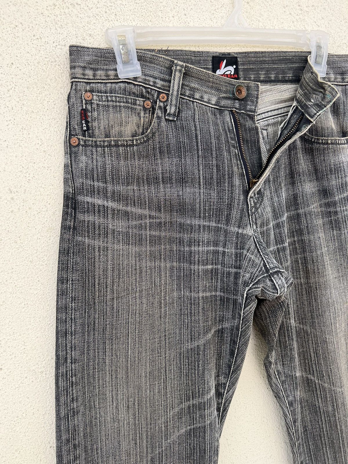 Paul Smith Vintage Paul Smith Red Ear Fade Black Denim Bootcut Jeans Size US 30 / EU 46 - 7 Thumbnail