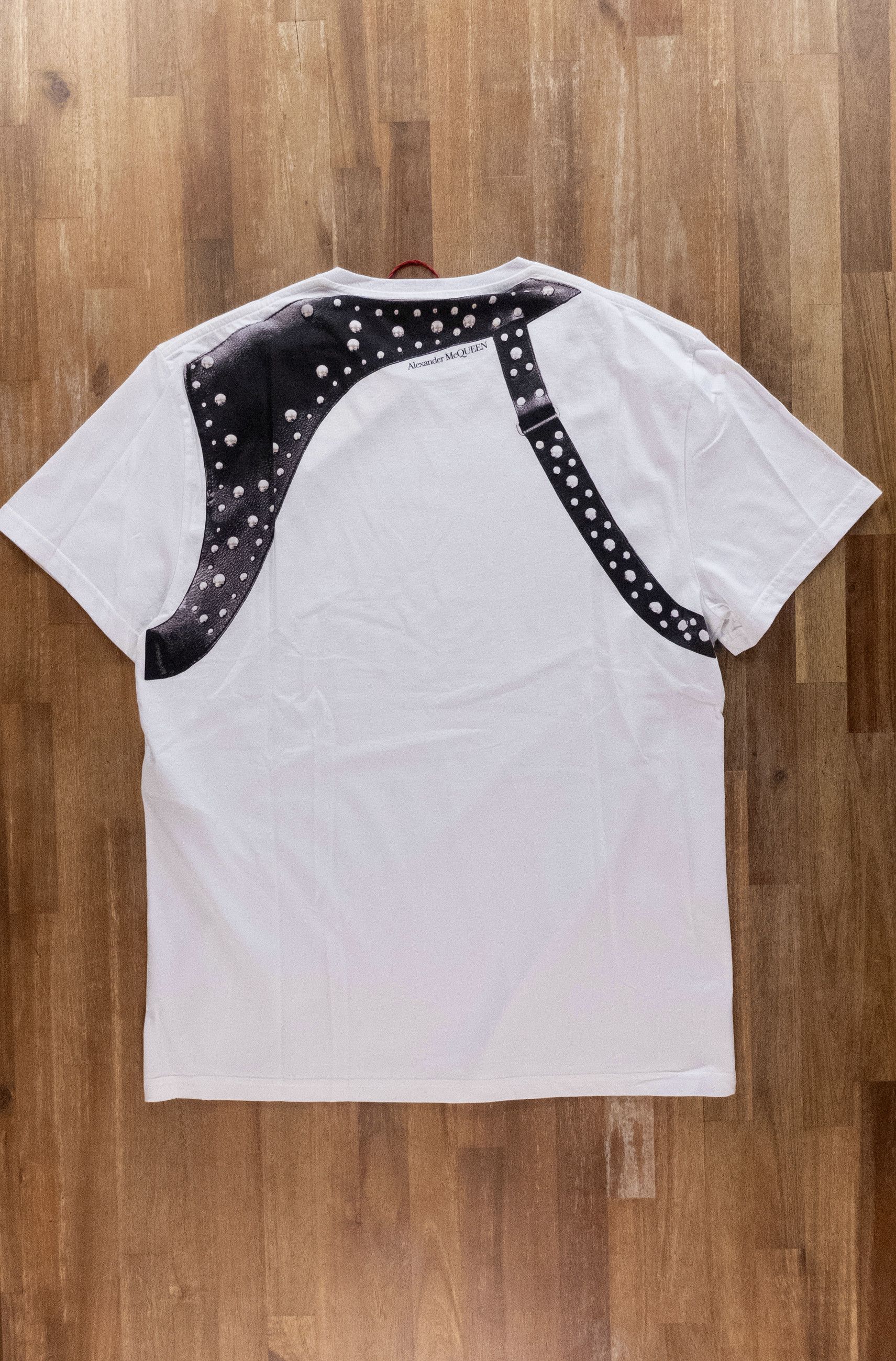 Alexander McQueen ALEXANDER MCQUEEN white Stud Harness t-shirt Medium q Size US M / EU 48-50 / 2 - 8 Thumbnail
