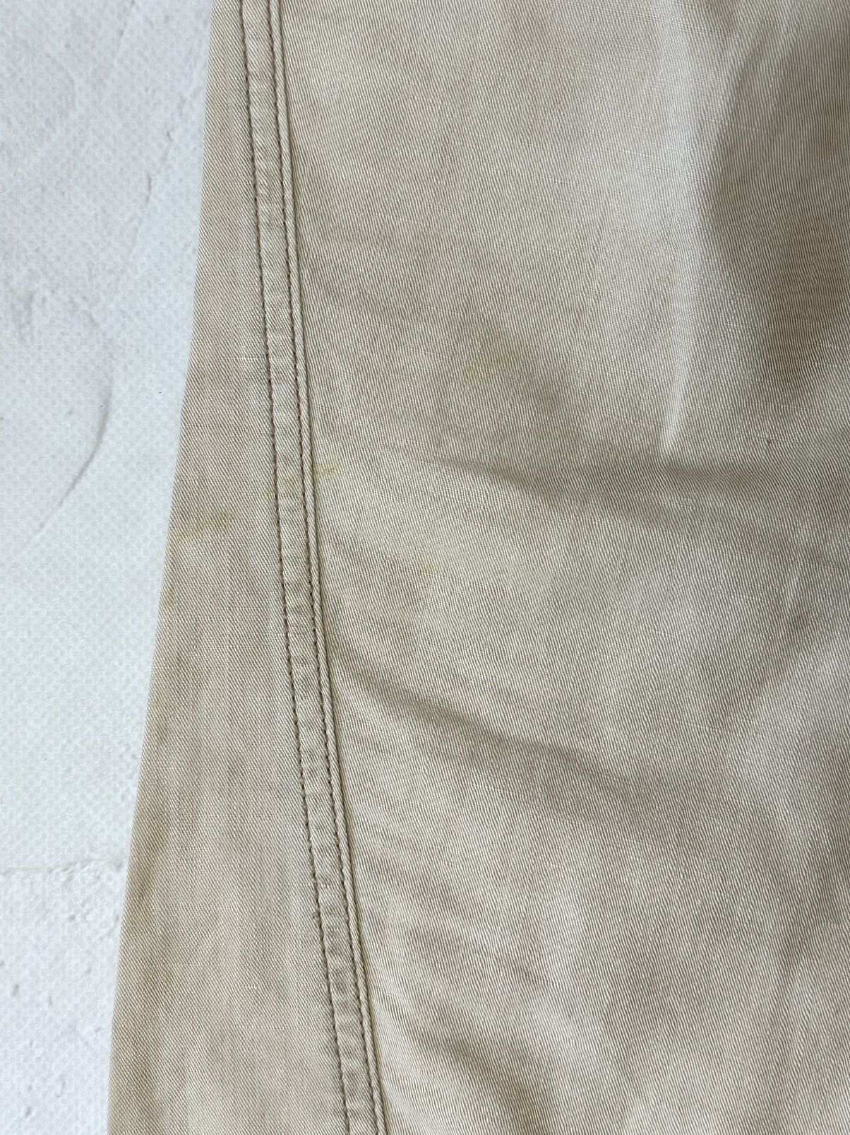 Diesel × Vintage Y2K Vintage Diesel Buttons Yellow Cropped Pants Size 27" / US 4 / IT 40 - 7 Thumbnail