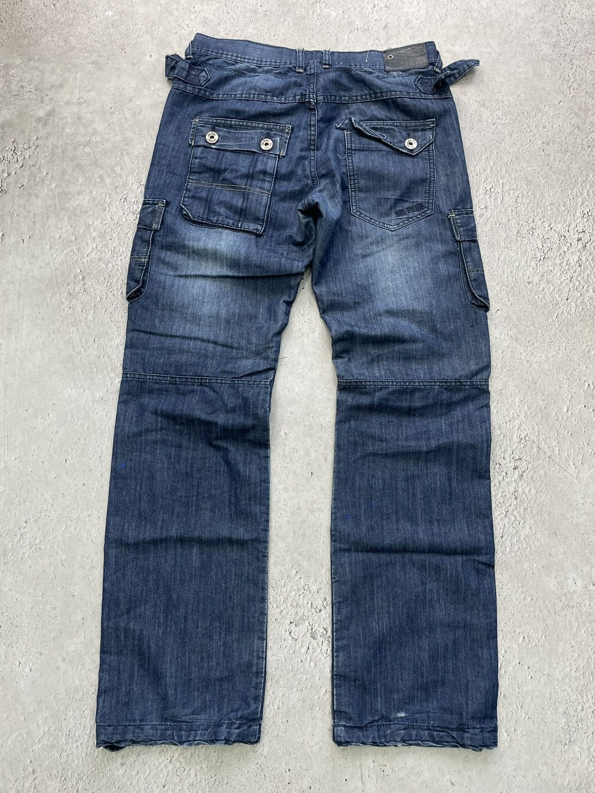 No Fear No Fear Blue Cargo Jeans Skater diesel style y2k 00s Size US 32 / EU 48 - 9 Thumbnail
