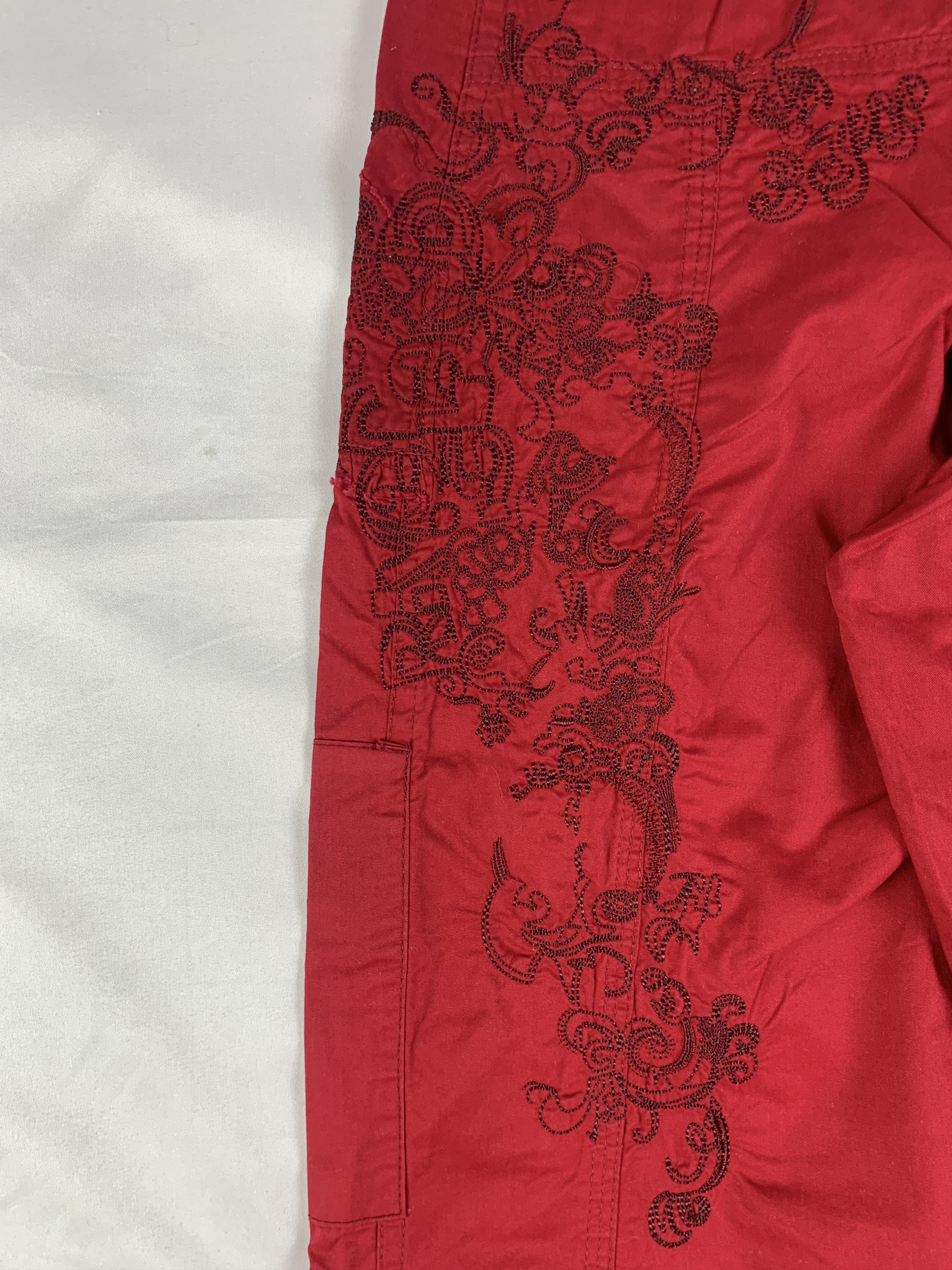 Enyce Enyce Red Tribal Combat Pants (28) Size 28" / US 6 / IT 42 - 5 Thumbnail