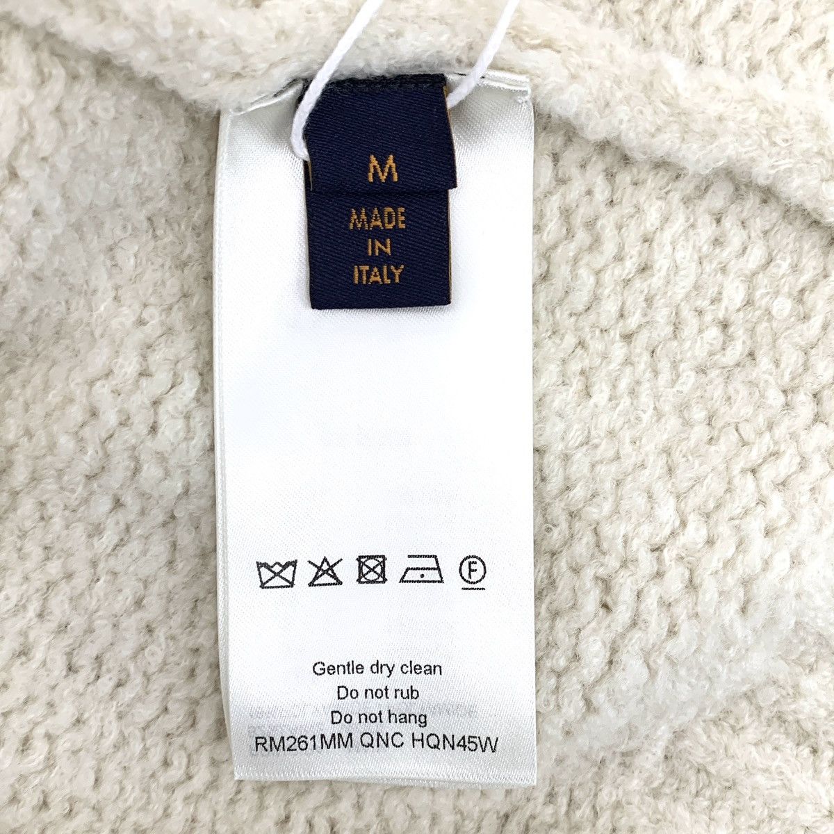 Louis Vuitton Louis Vuitton Off-white Wool Long Sleeve Knit Sweater K26WX Size M / US 6-8 / IT 42-44 - 5 Thumbnail