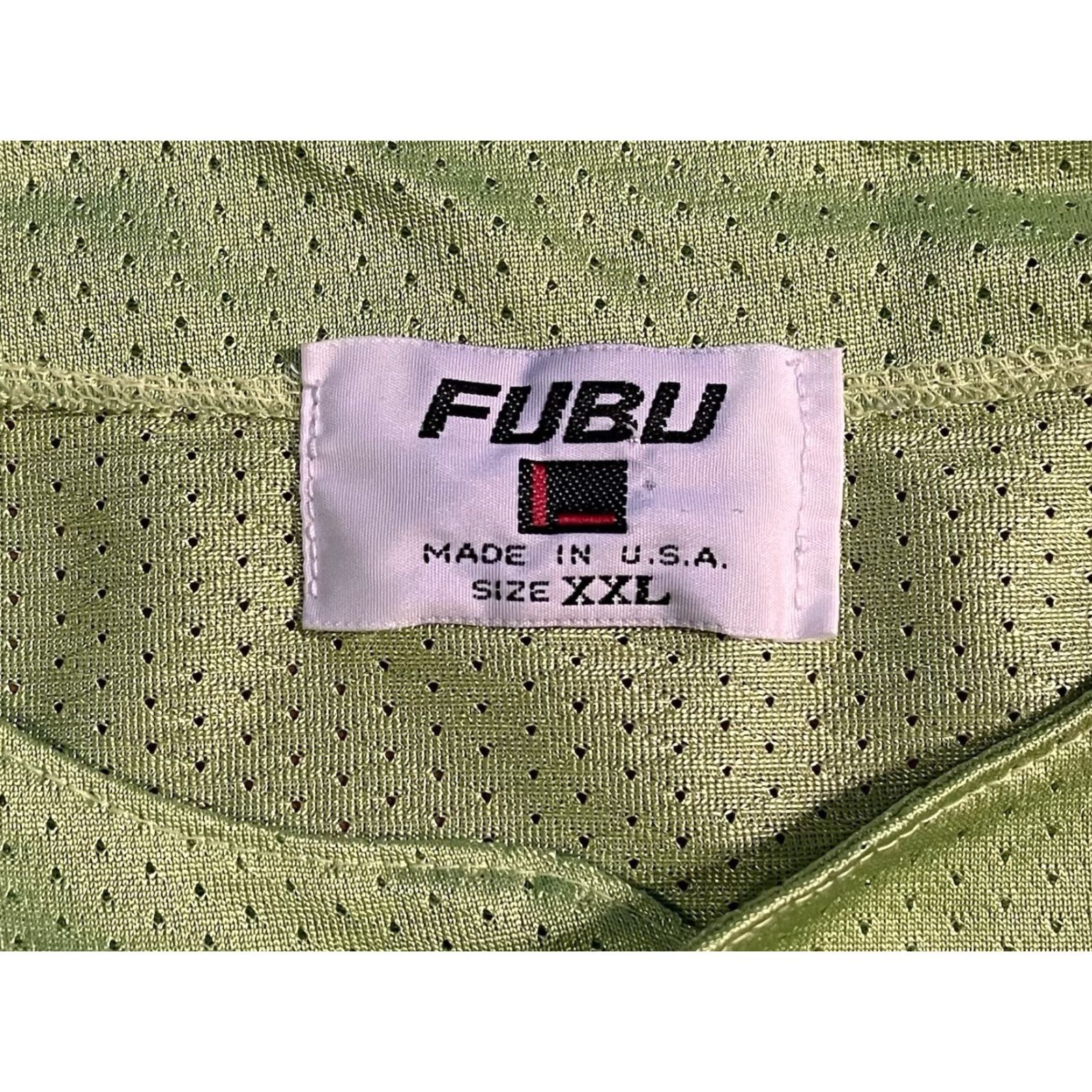 Fubu VINTAGE Fubu Baseball Jersey Men’s 2XL Green 90s Jersey Mens Shirt Size US XXL / EU 58 / 5 - 4 Thumbnail