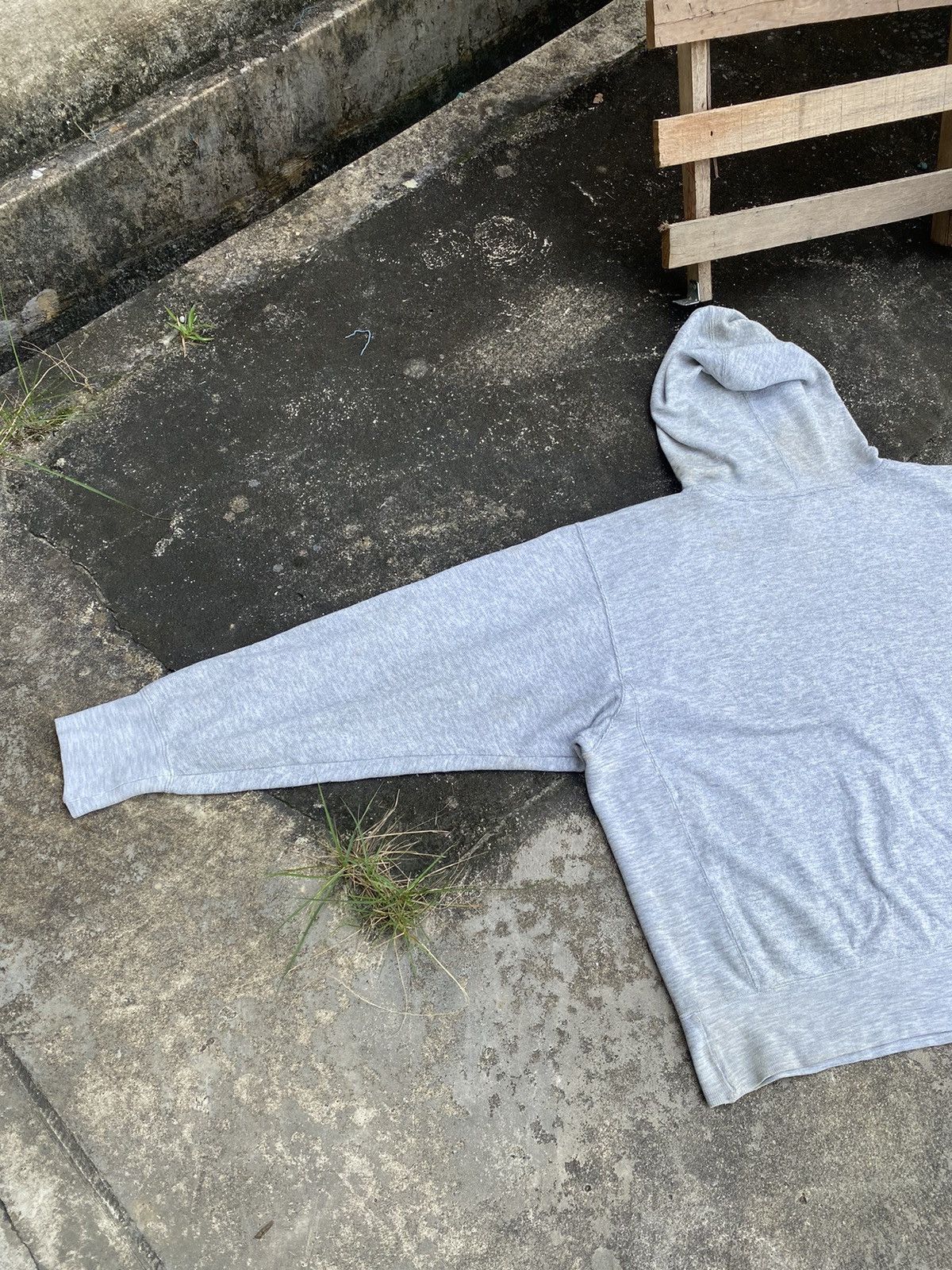 Nike × Vintage Vintage 90s Nike Hoodie Embroidery Logo Size US L / EU 52-54 / 3 - 9 Thumbnail