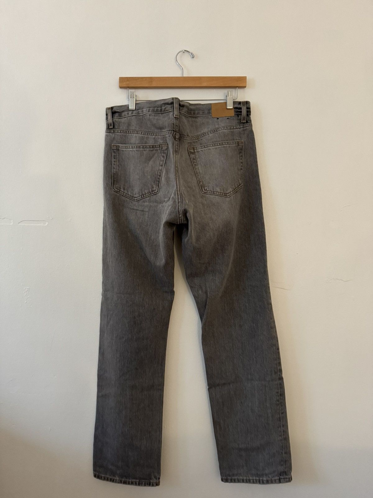 Weekday Grey straight-leg jeans Size US 30 / EU 46 - 3 Thumbnail