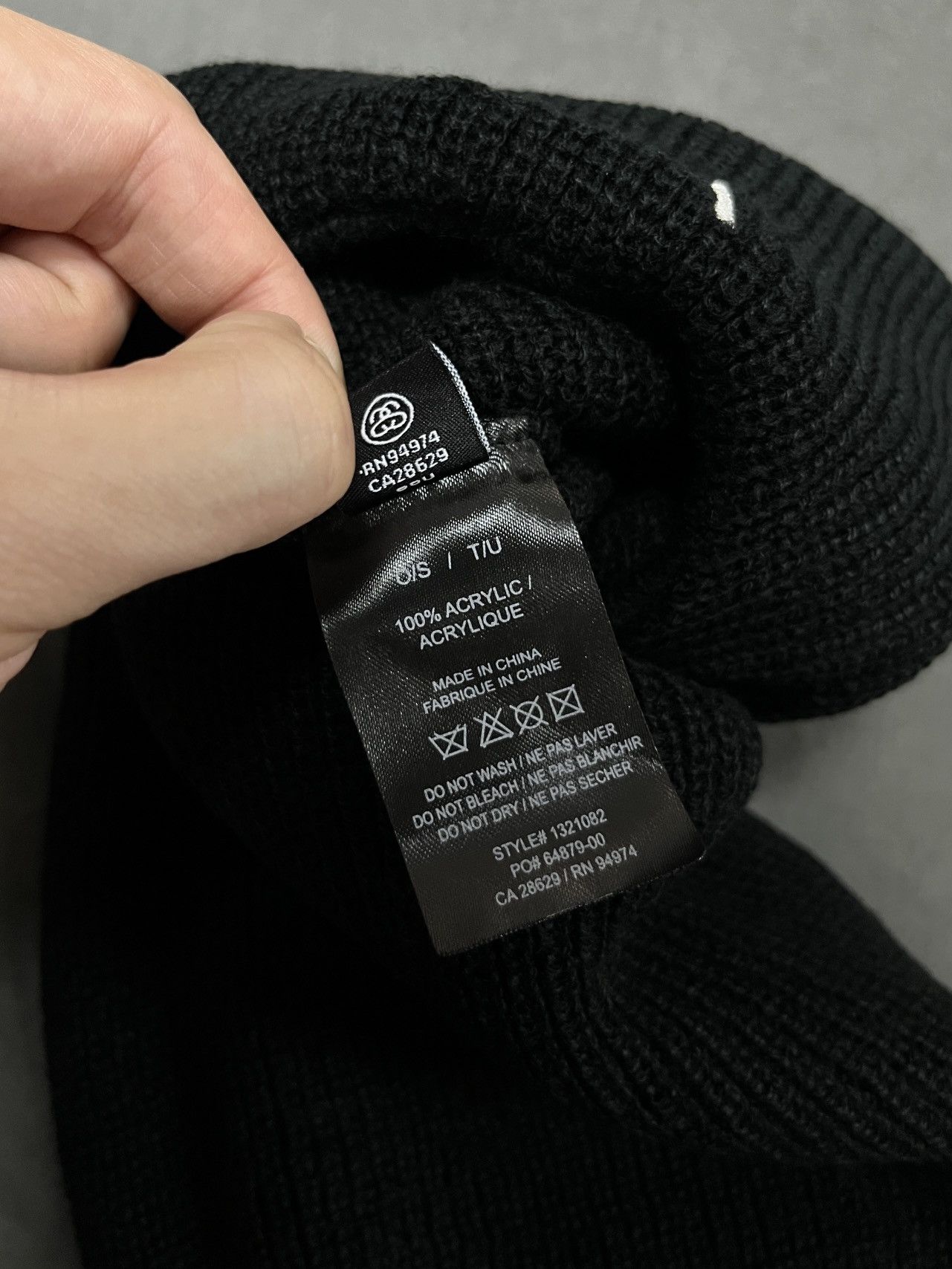 Stussy Rare Stussy Stock Knit Balaclava Black Ski Mask OS Size ONE SIZE - 7 Thumbnail