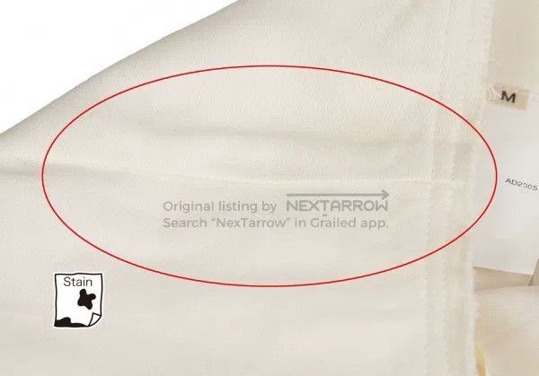 Comme des Garcons Comme Des Garcons size M White Retro Design Skirt Size 23" - 4 Thumbnail