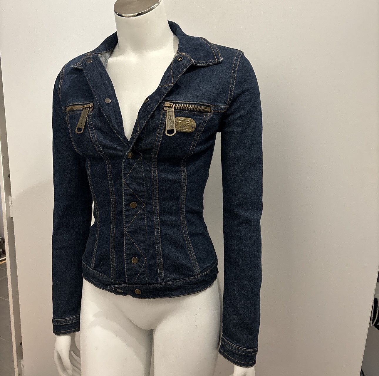 Dolce & Gabbana Rare Dolce & Gabbana 90’s Multi Zip Logo Jacket Size S / US 4 / IT 40 - 1 Thumbnail