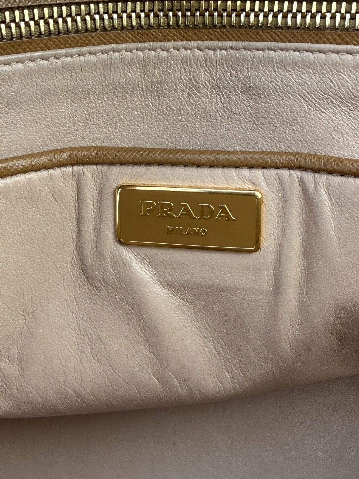 Prada Prada Saffiano Lux Caramel + Mimo Size ONE SIZE - 12 Thumbnail