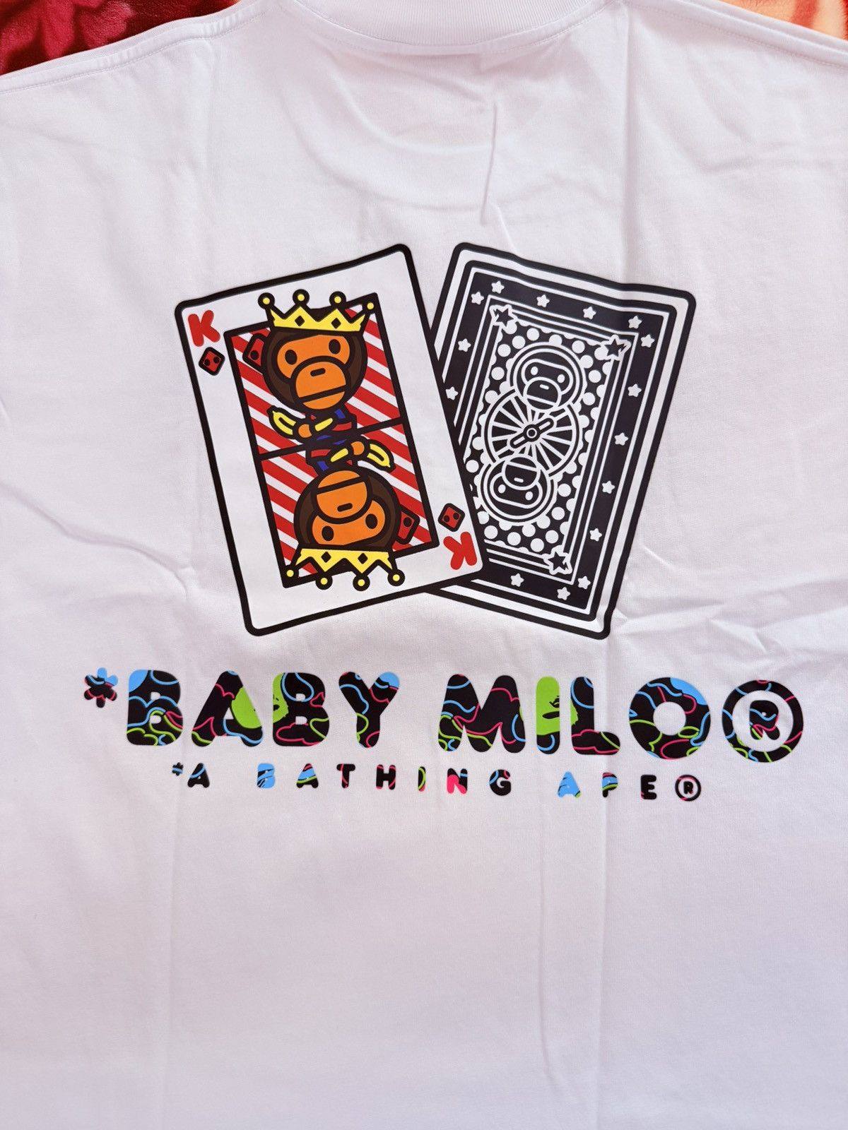 Bape Bape “Baby Milo” King Card Tee “Complexcon Exclusive” White Size US XL / EU 56 / 4 - 9 Thumbnail
