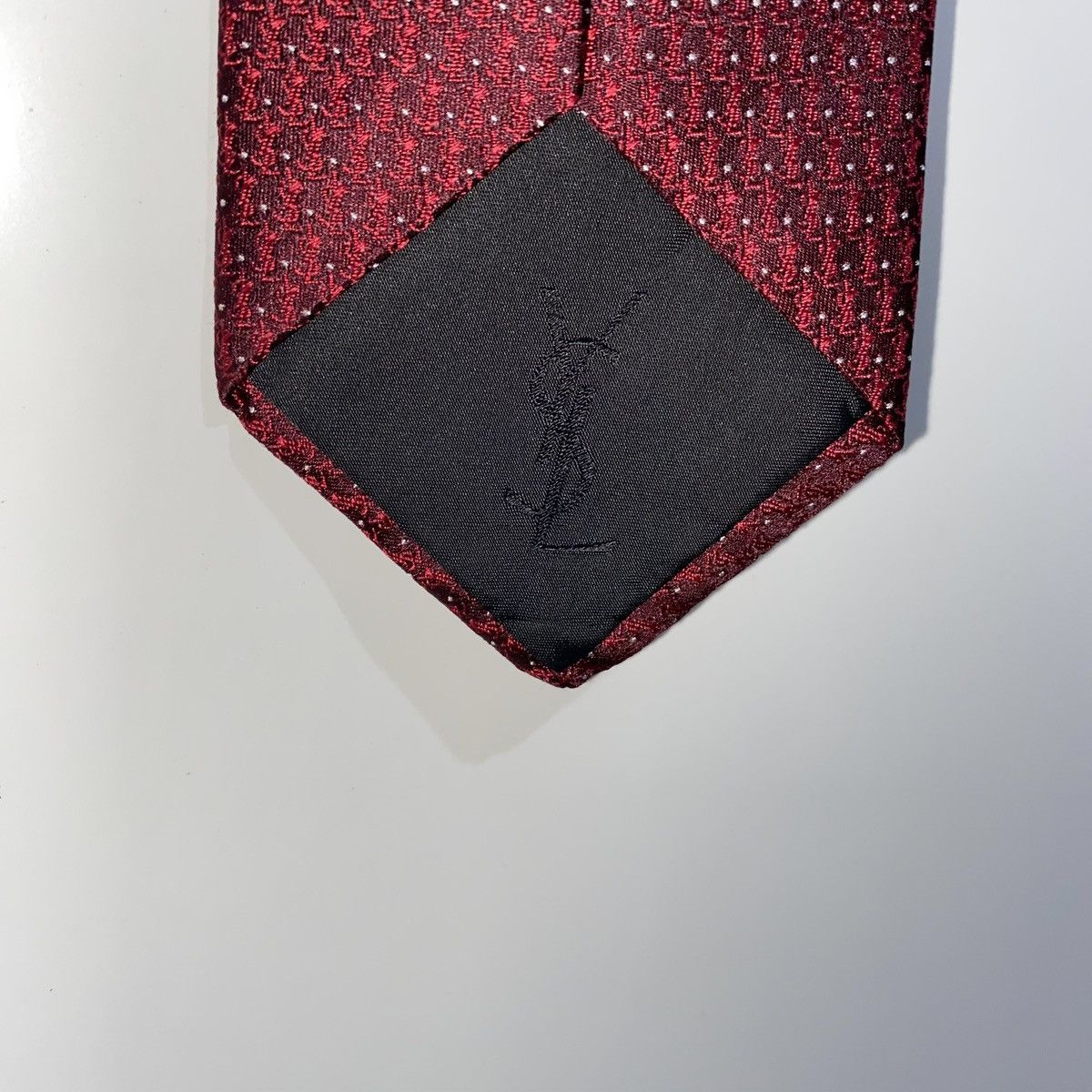 Yves Saint Laurent YSL YVESSAINTLAUREN MONOGRAM TIE Size ONE SIZE - 2 Thumbnail