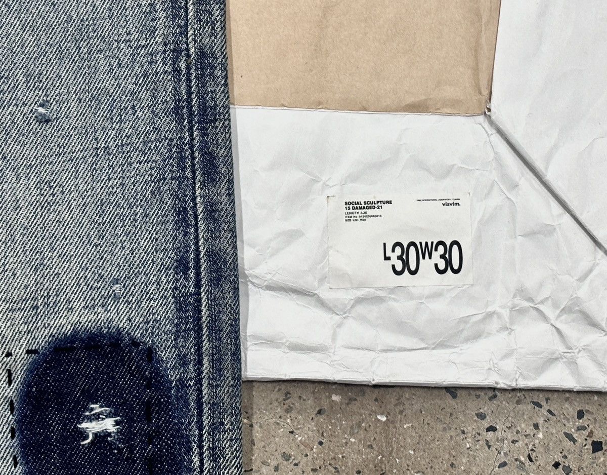 Visvim Visvim 20aw Social Sculpture 15 Damaged-21 15D21 Size US 34 / EU 50 - 12 Thumbnail