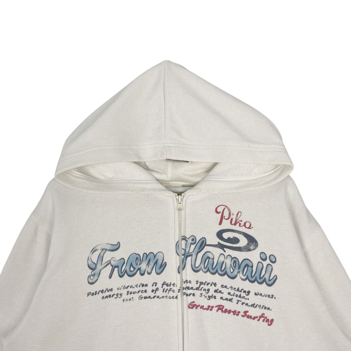 Other Vintage Piko Hawaiian Printed Hoodie Gray Pullover Jumper Size US M / EU 48-50 / 2 - 4 Thumbnail