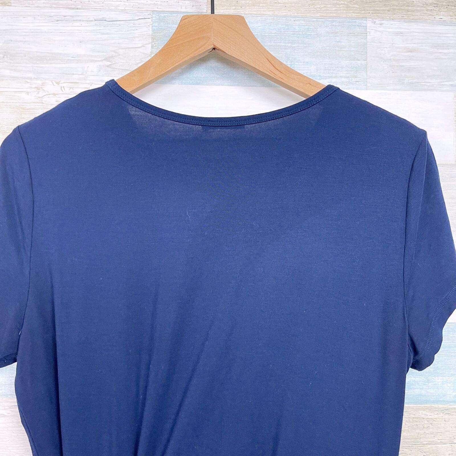 J.McLaughlin J McLaughlin Elora Side Tie Sheath Dress Blue Jersey Women M Size M / US 6-8 / IT 42-44 - 5 Thumbnail