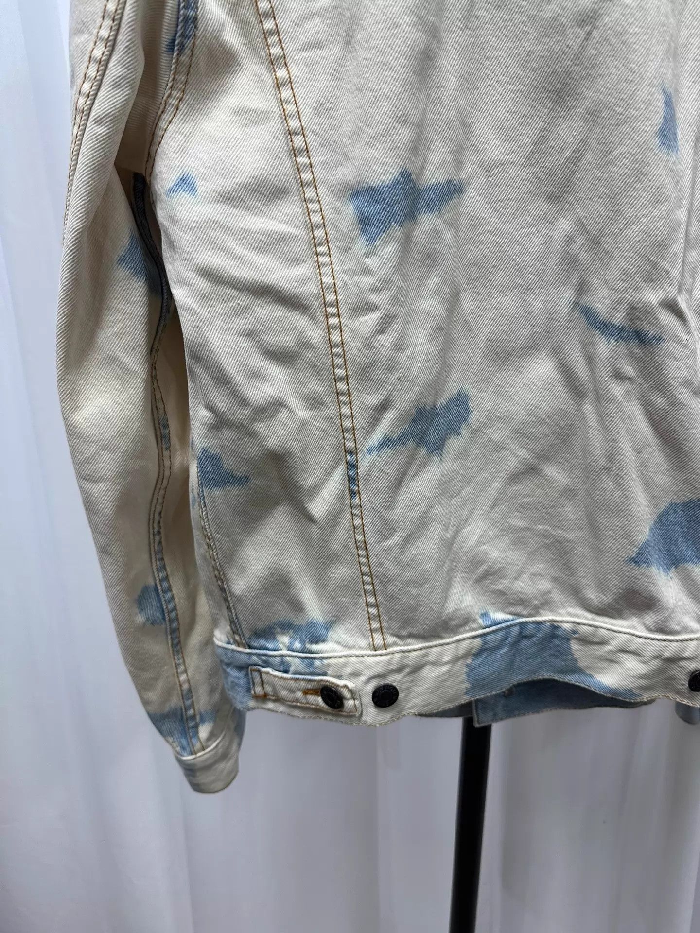 Dries Van Noten Dries Van Noten White Cloud Denim Jacket M Size US M / EU 48-50 / 2 - 6 Thumbnail