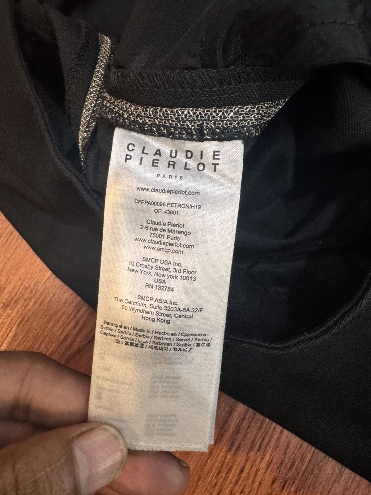 Other CLAUDIE PIERLOT PARIS TROUSER PANTS Size 24" / US 00 / IT 34 - 5 Thumbnail