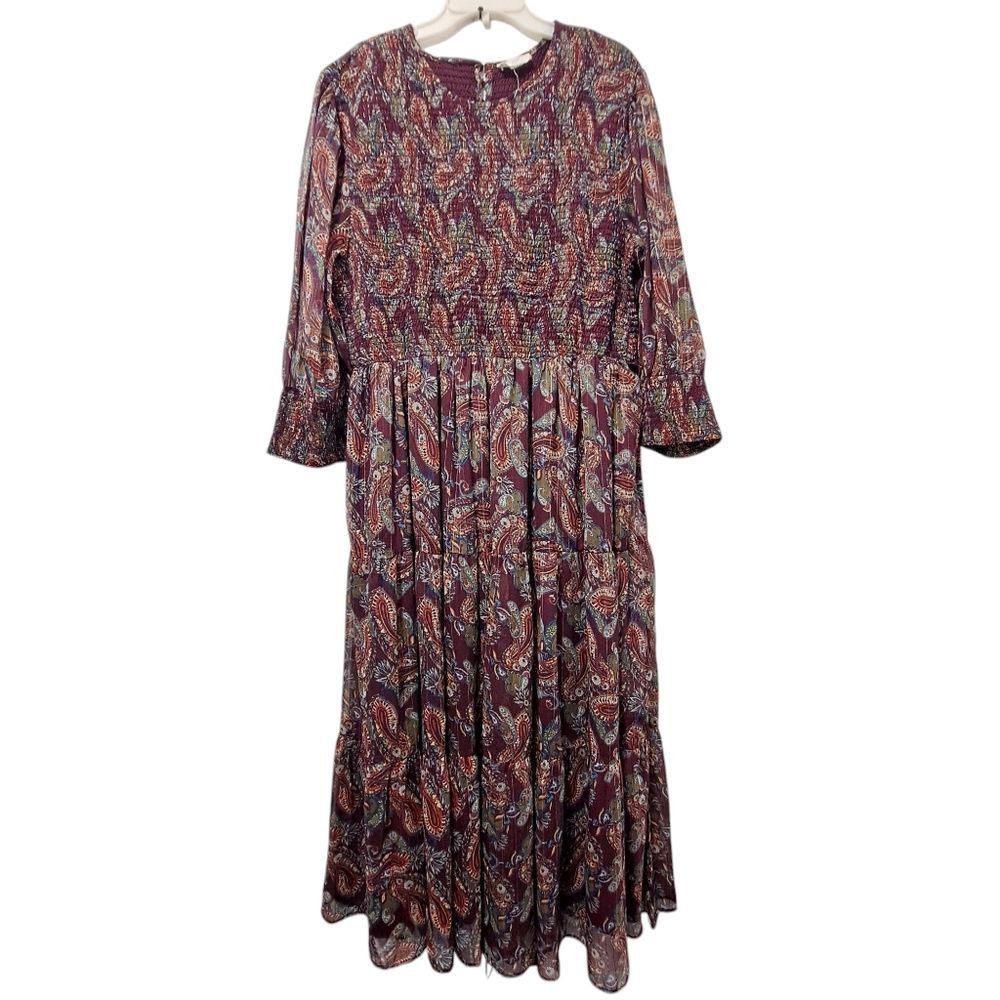 Other Girl Soul Tiered Paisley Print Western Cottagecore Maxi Dres Size 3XL / US 20-22 - 1 Thumbnail