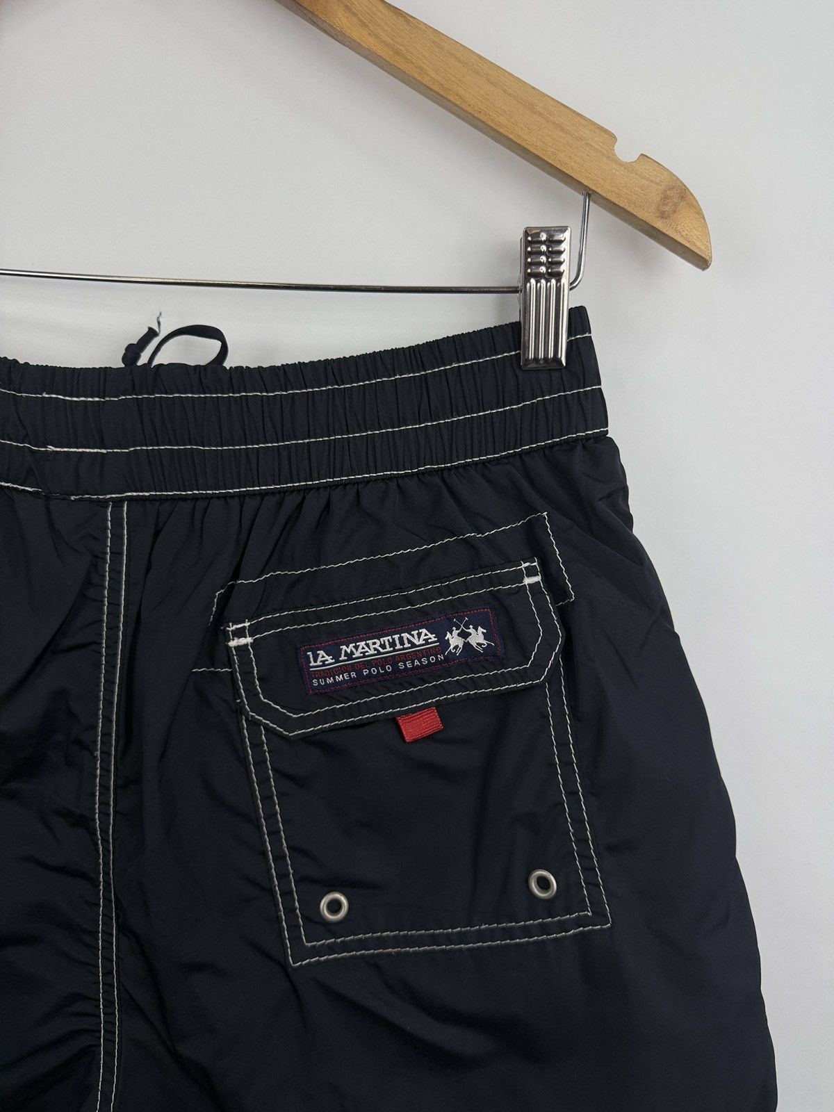 La Martina 🇲🇨 Vintage Y2K La Martina Monaco Beach Shorts Rare Retro Size US 32 / EU 48 - 7 Thumbnail