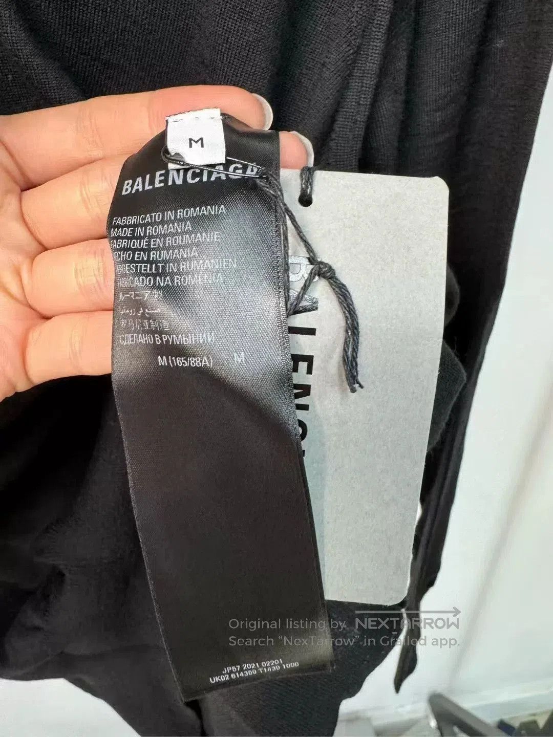 Balenciaga black knitted sweater by Balenciaga. Size US M / EU 48-50 / 2 - 3 Thumbnail