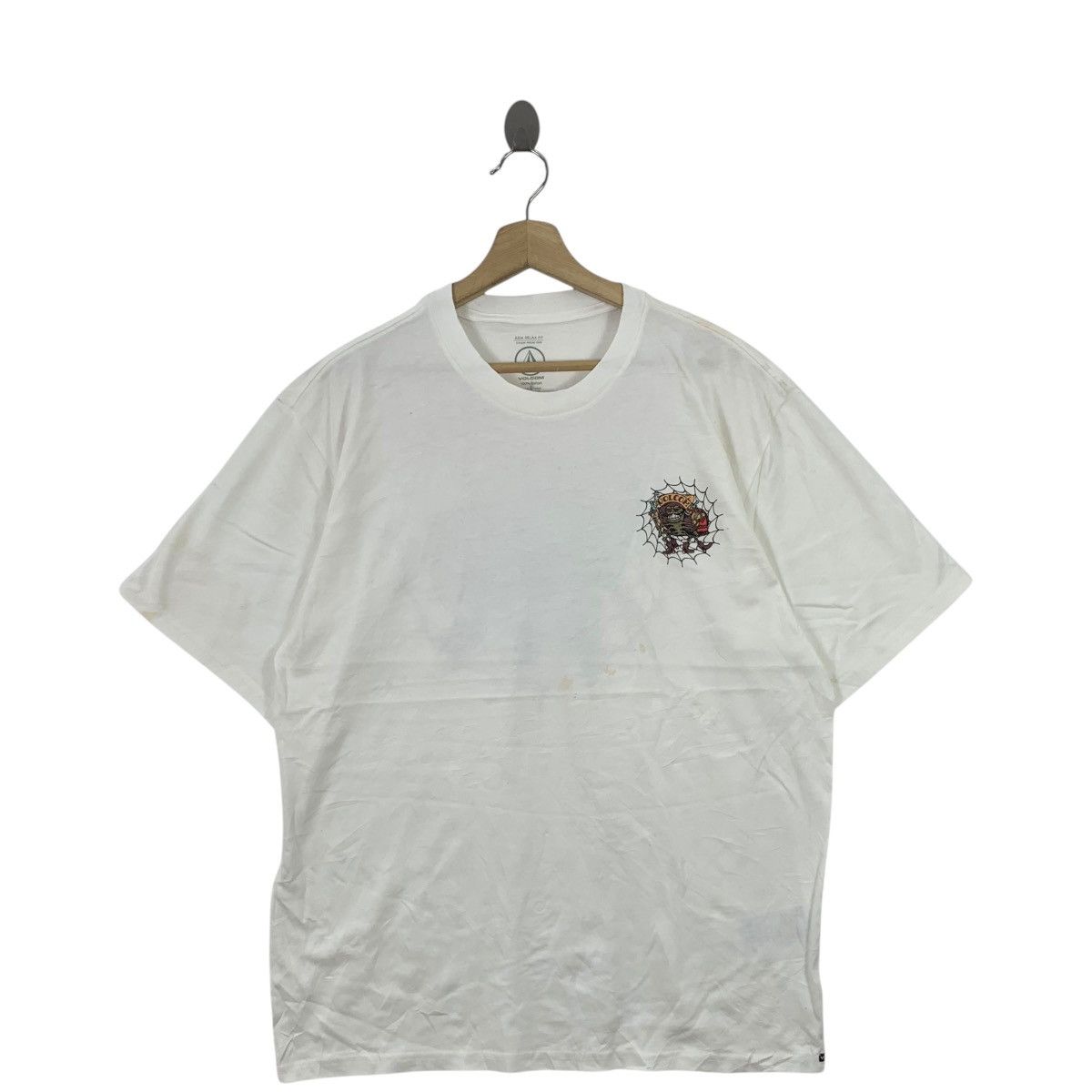 Volcom VOLCOM SPUN OUT SKATEBOARD Relax Fit Tee Shirt Top Size US XL / EU 56 / 4 - 1 Thumbnail