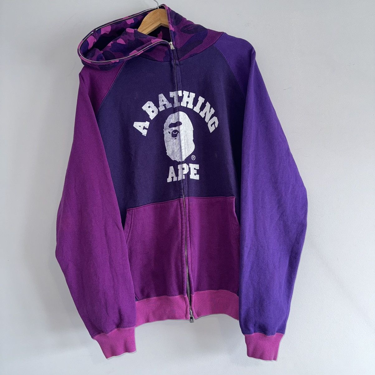 OG Crazy Camo College Full Zip Hoodie Nigo