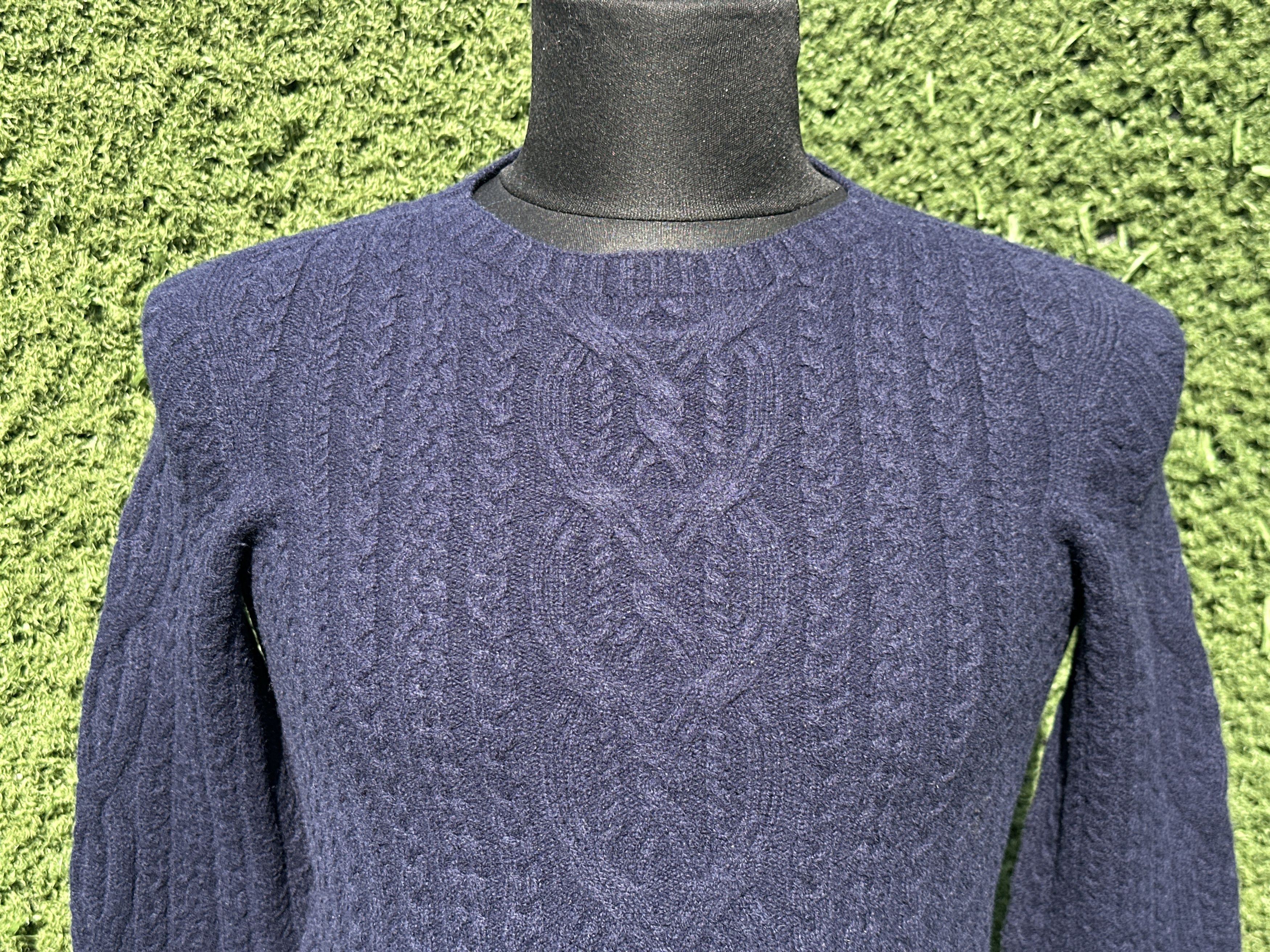 The Row 1950$ The Row Chunky Cable Knit Women Navy Pullover Size S M Size S / US 4 / IT 40 - 8 Thumbnail