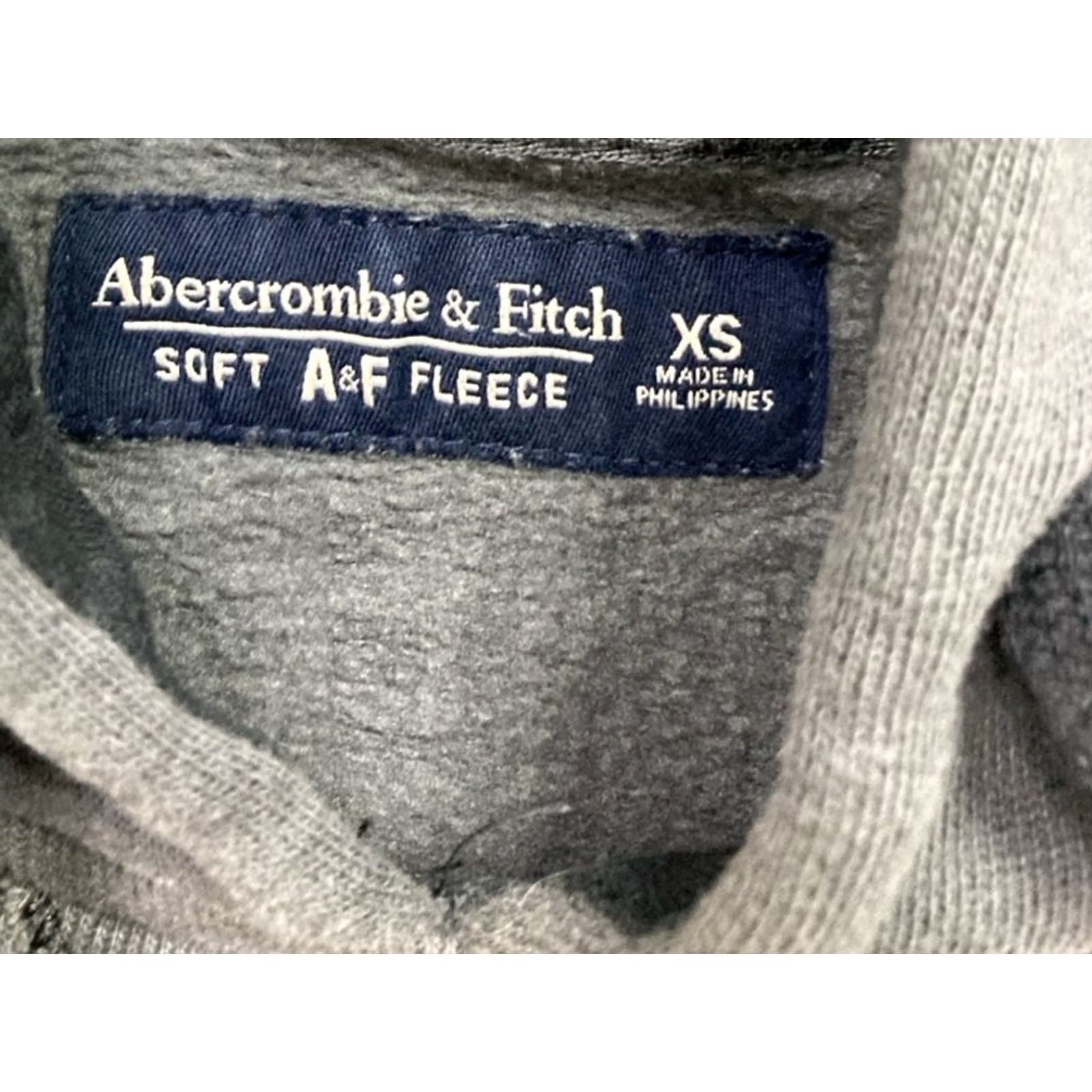 Abercrombie & Fitch VINTAGE Abercrombie & Fitch Pullover Hoodie Women XS Gray Size XS / US 0-2 / IT 36-38 - 4 Thumbnail