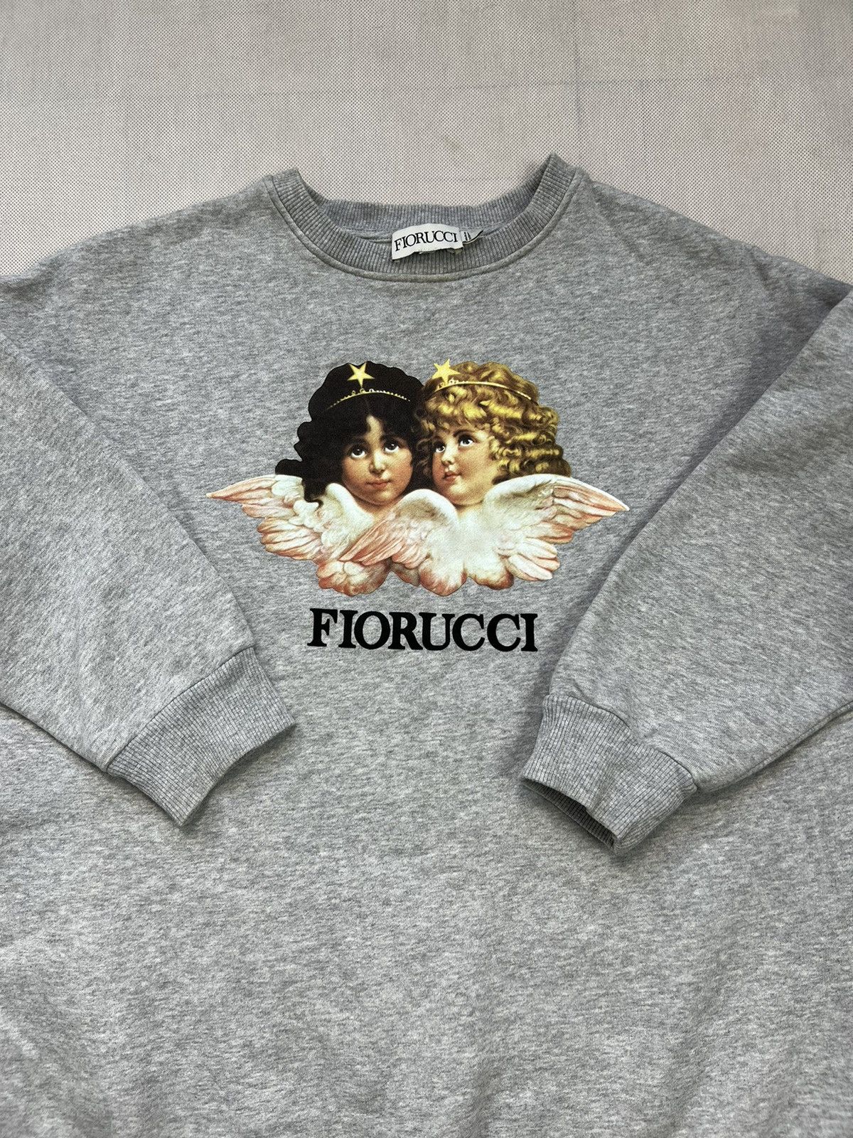 Fiorucci Sweatshirt Fiorucci Angeles Big Logo Grey Size US L / EU 52-54 / 3 - 2 Thumbnail