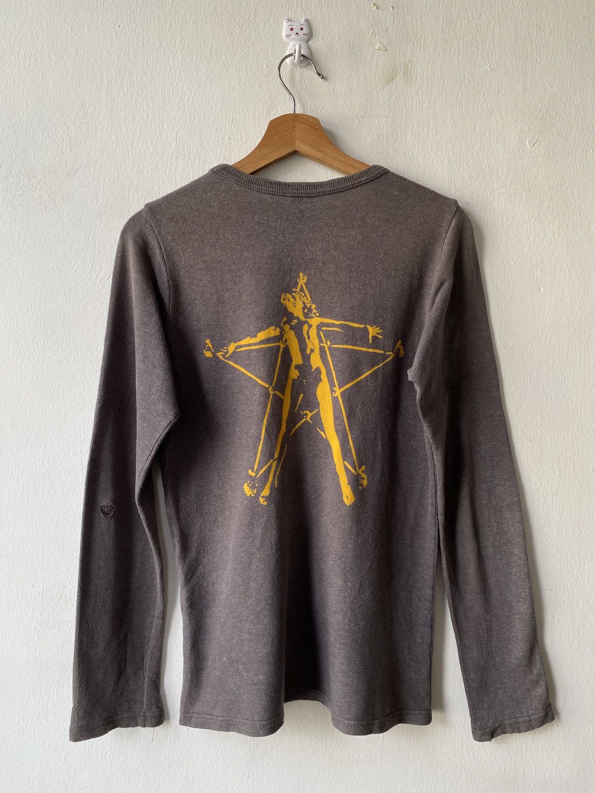 Hysteric Glamour × Japanese Brand Hysteric Glamour Electric Grey Faded Long Sleeve Shirt Size US S / EU 44-46 / 1 - 6 Thumbnail