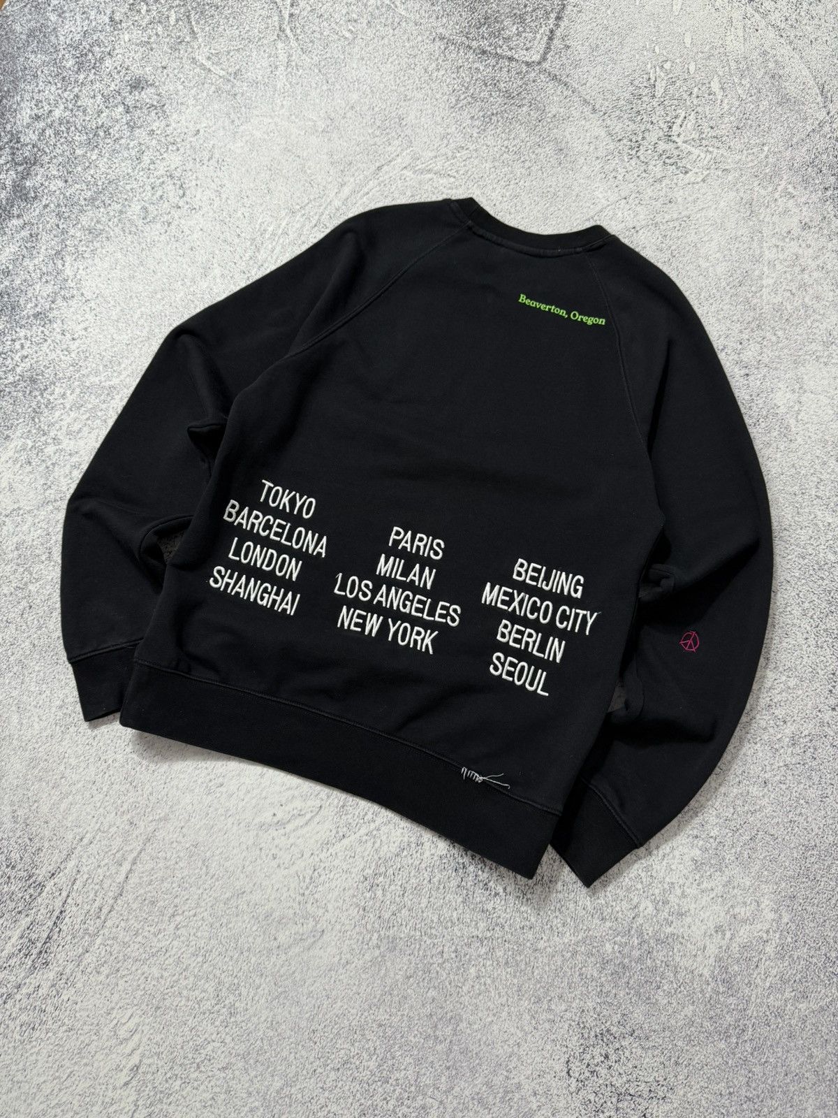 Nike Nike NSW World Tour Crew Embroidered Woven Sweatshirt Size US S / EU 44-46 / 1 - 9 Thumbnail