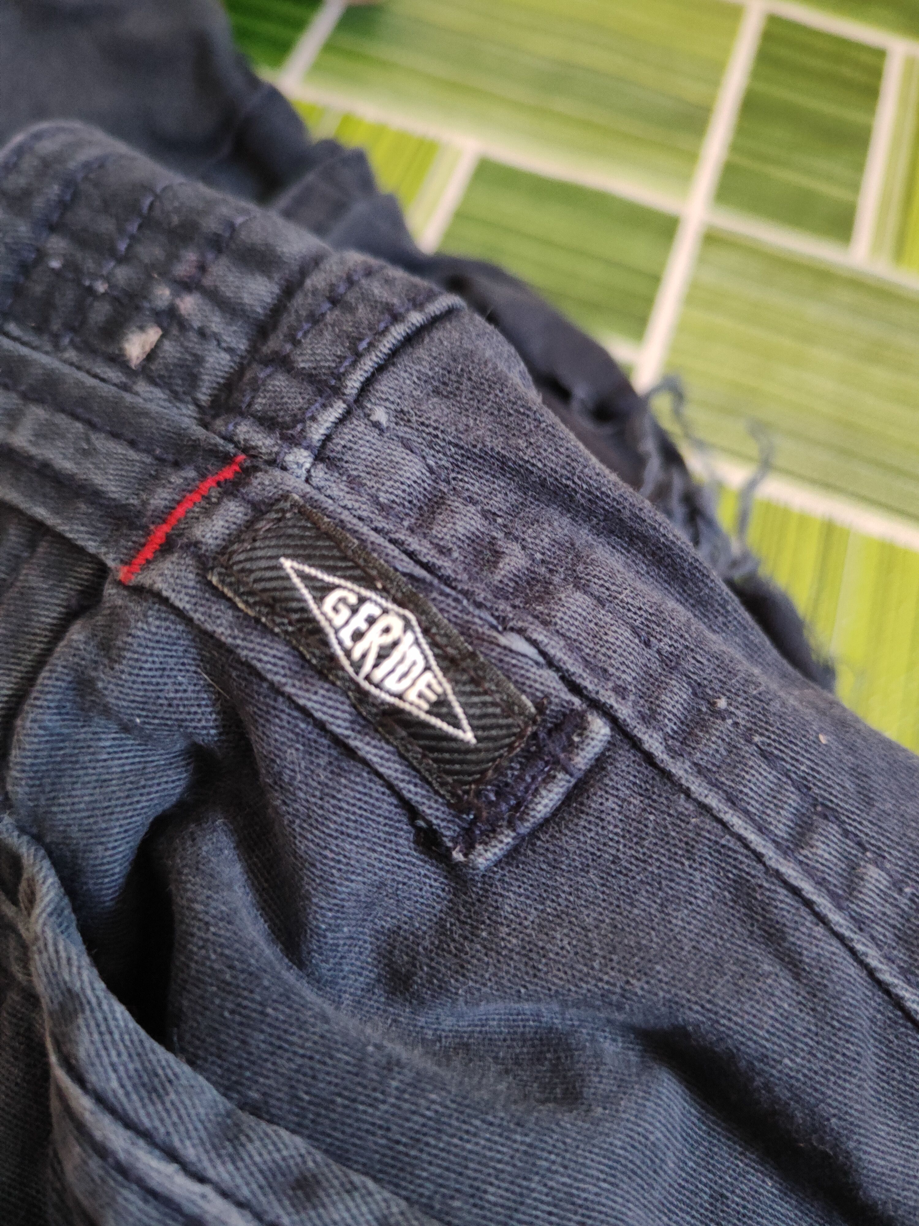 Japanese Brand Geride Dark Blue Multipocket Tactical Cargo Pants #S2152 Size US 34 / EU 50 - 14 Thumbnail