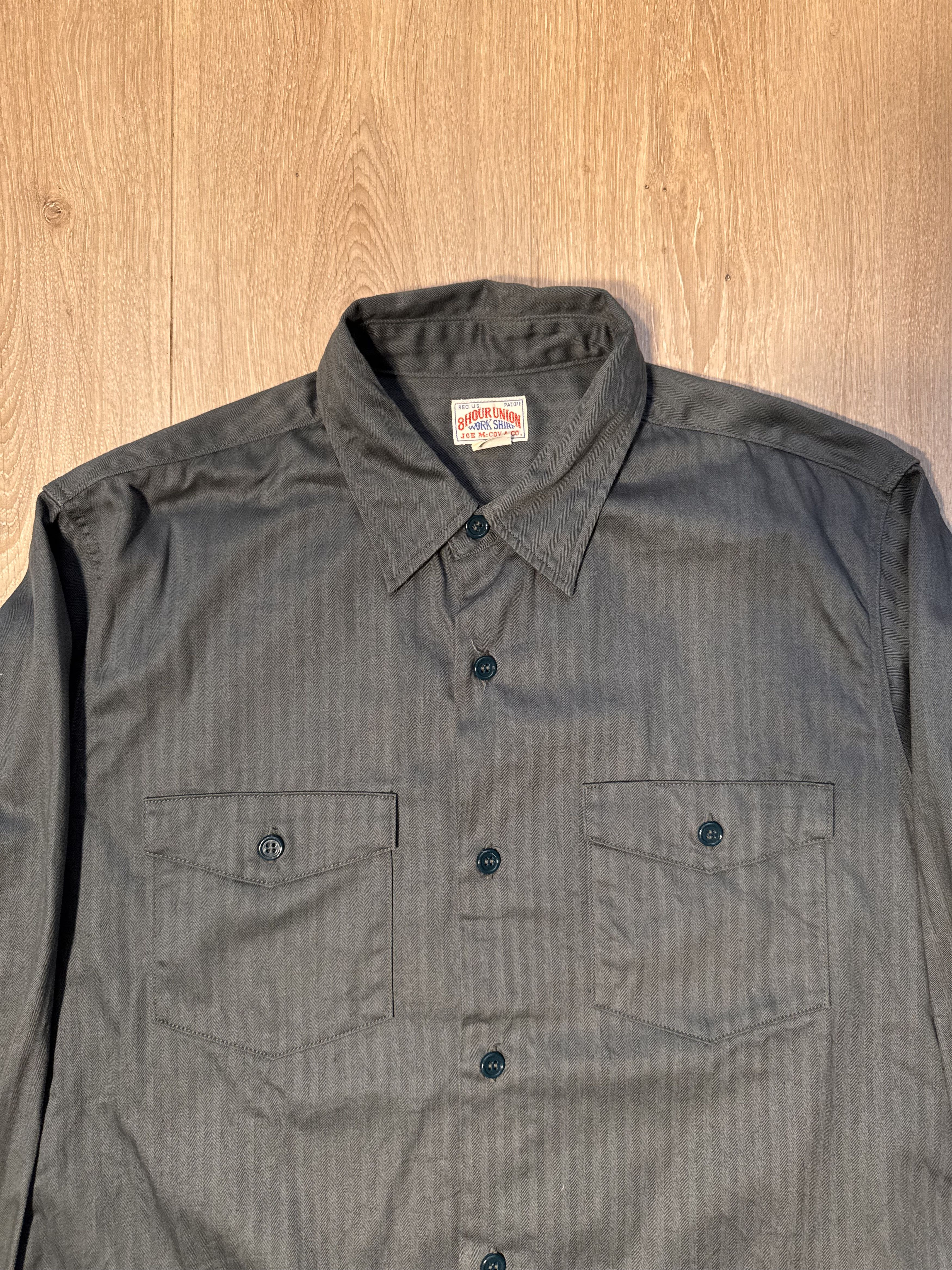 The Real McCoy's The Real McCoy's 8HU Green Work Shirt 15 Size US M / EU 48-50 / 2 - 4 Thumbnail