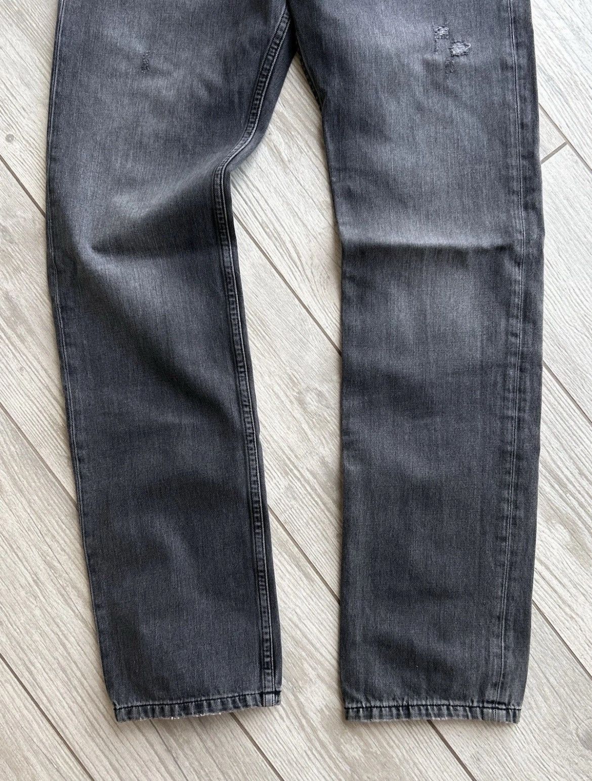 Allsaints Allsaints Cigarette Jeans Black Gray Slim Fit Men’s 28x30 Size US 28 / EU 44 - 5 Thumbnail