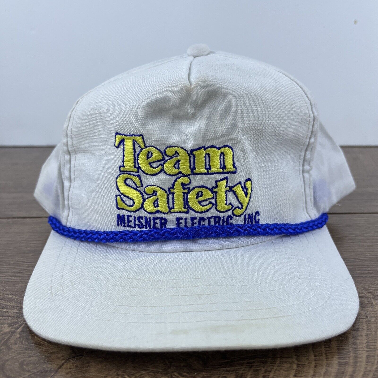 The Unbranded Brand Meisner Electric Hat Meisner White Hat Adjustable Snapback A Size ONE SIZE - 3 Thumbnail