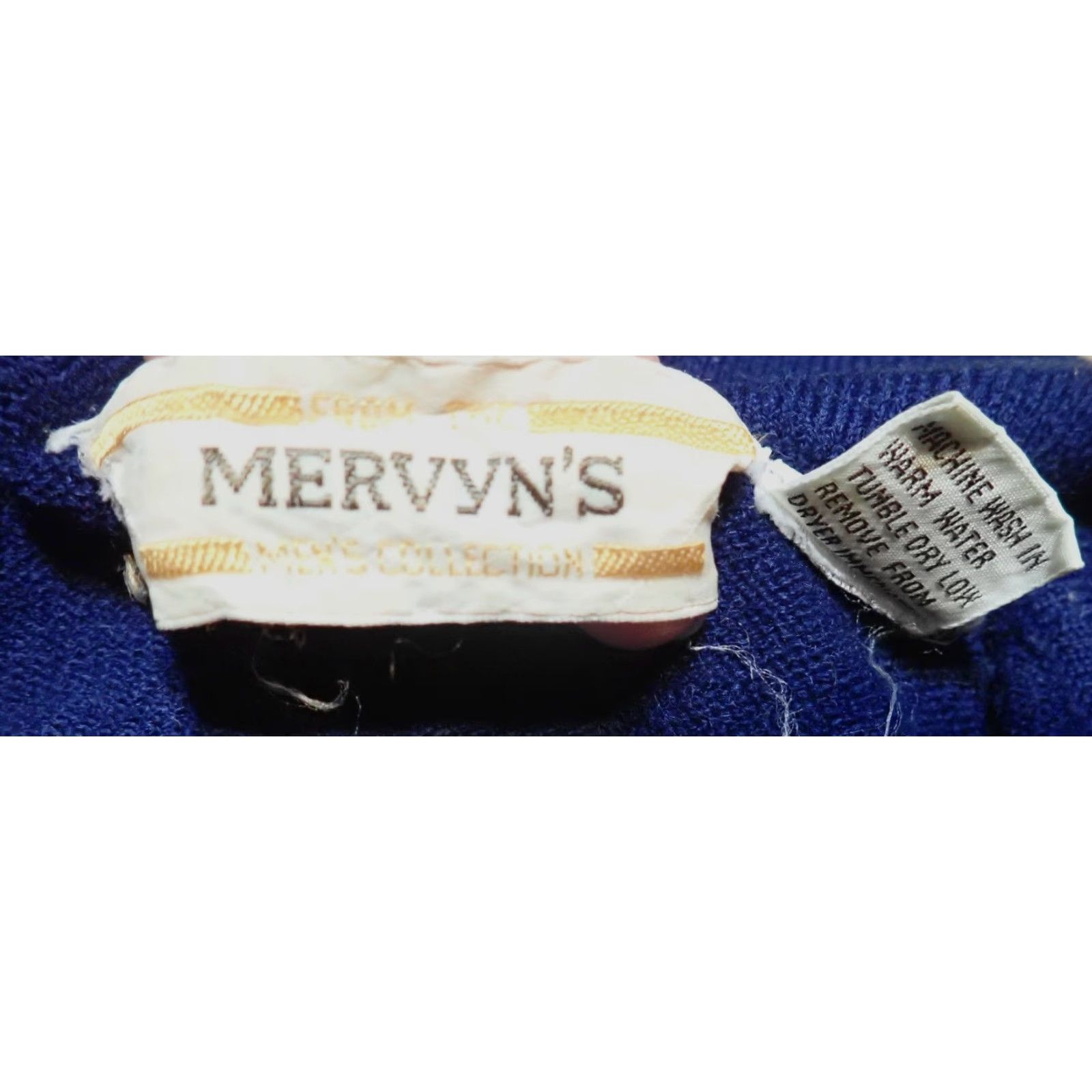 Vintage VINTAGE Mervyns Loop Collar Polo Shirt Mens M Long Sleeve Striped Knit Blue Red White 70s Retro Size US M / EU 48-50 / 2 - 4 Thumbnail